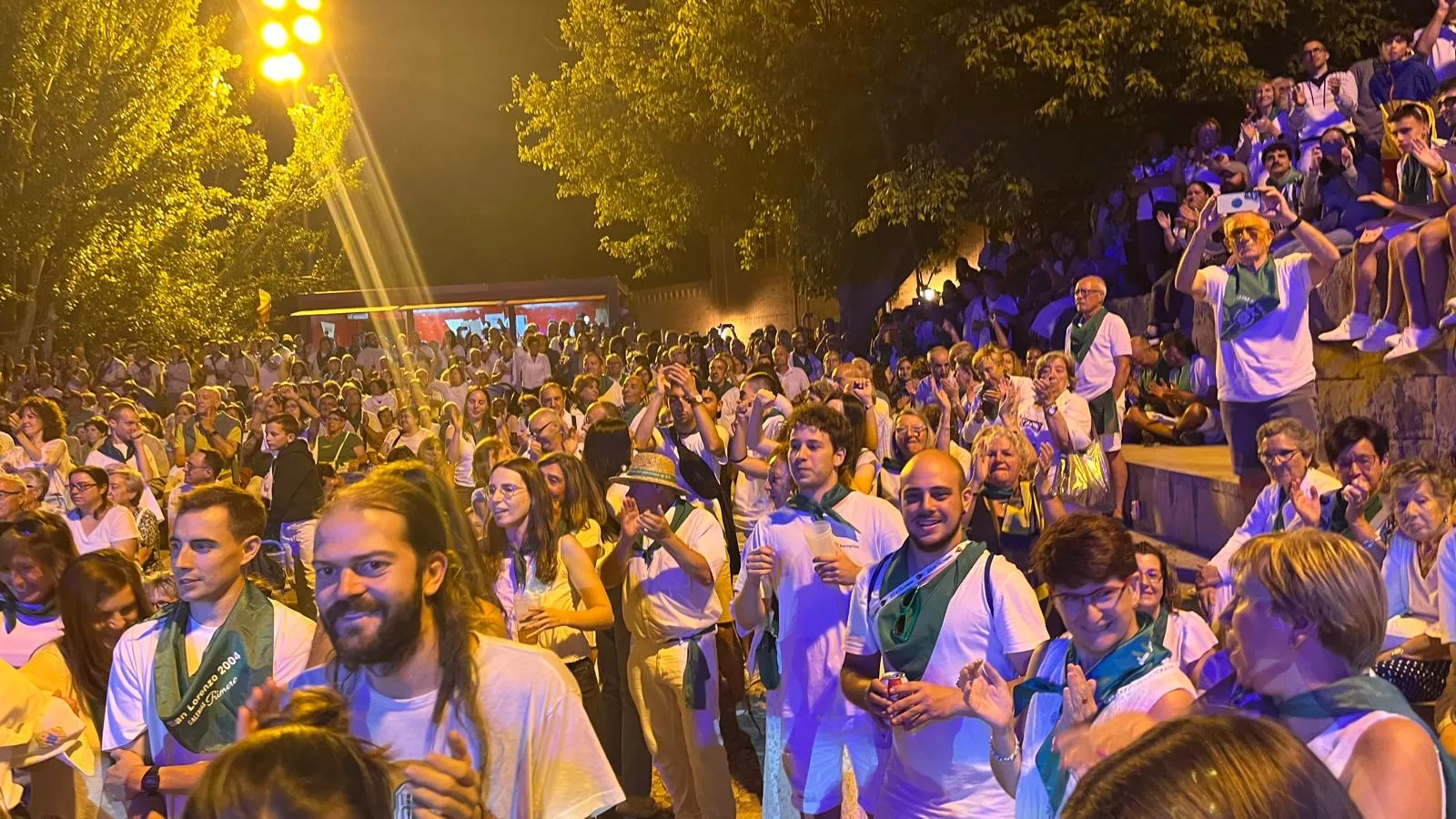 La Ronda de Boltaña en la plaza General Alsina. Foto: Mercedes Manterola