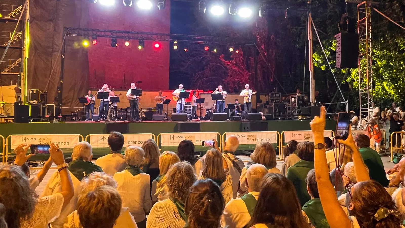 La Ronda de Boltaña en la plaza General Alsina. Foto: Mercedes Manterola