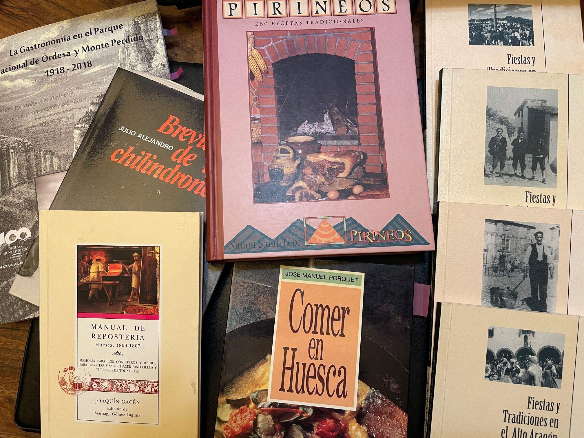 Publicaciones gastronómicas sobre la provincia de Huesca. Comer en el Alto Aragón a través de los libros