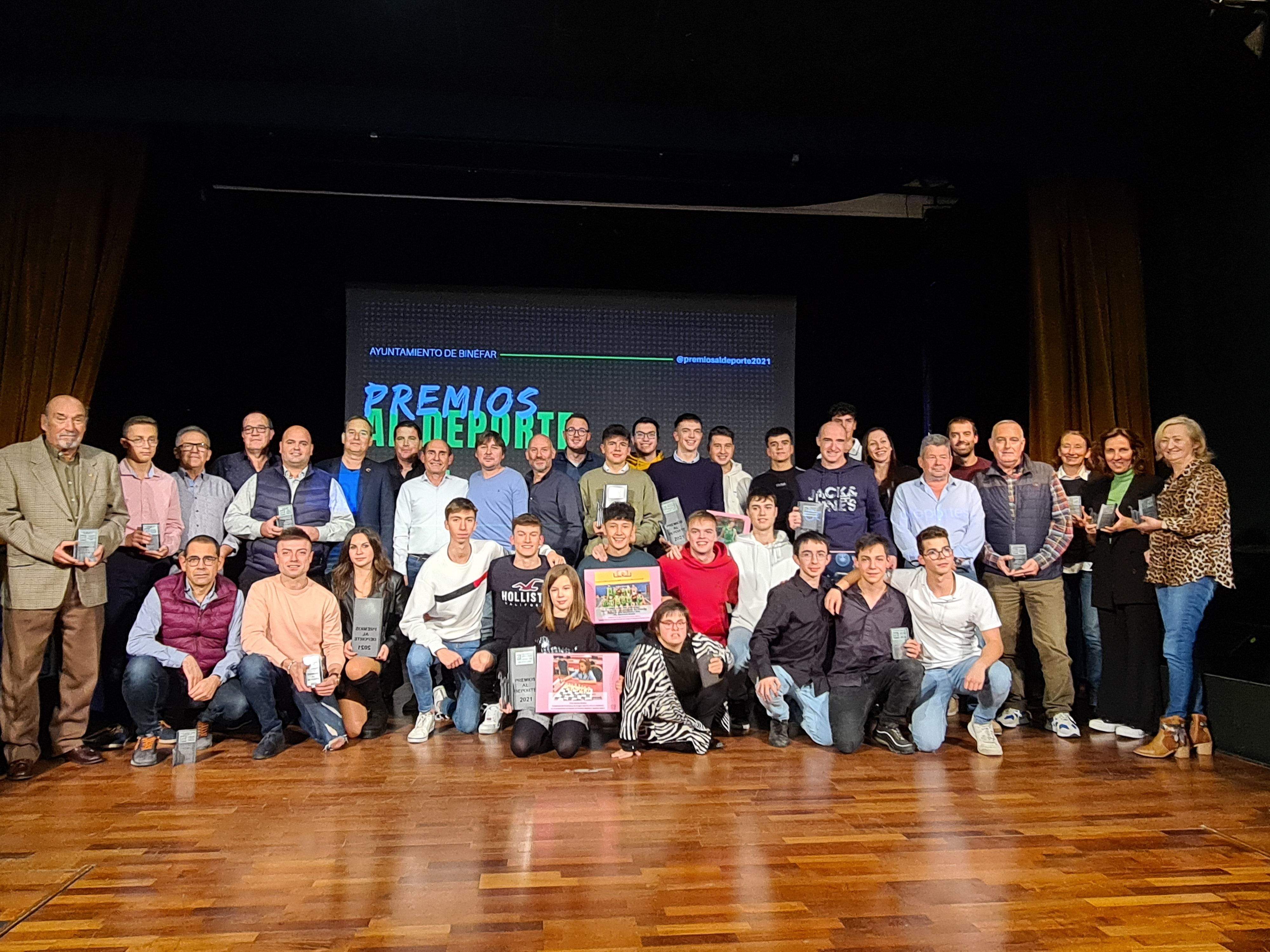 Premios del Deporte de Binéfar. Todos los galardonados