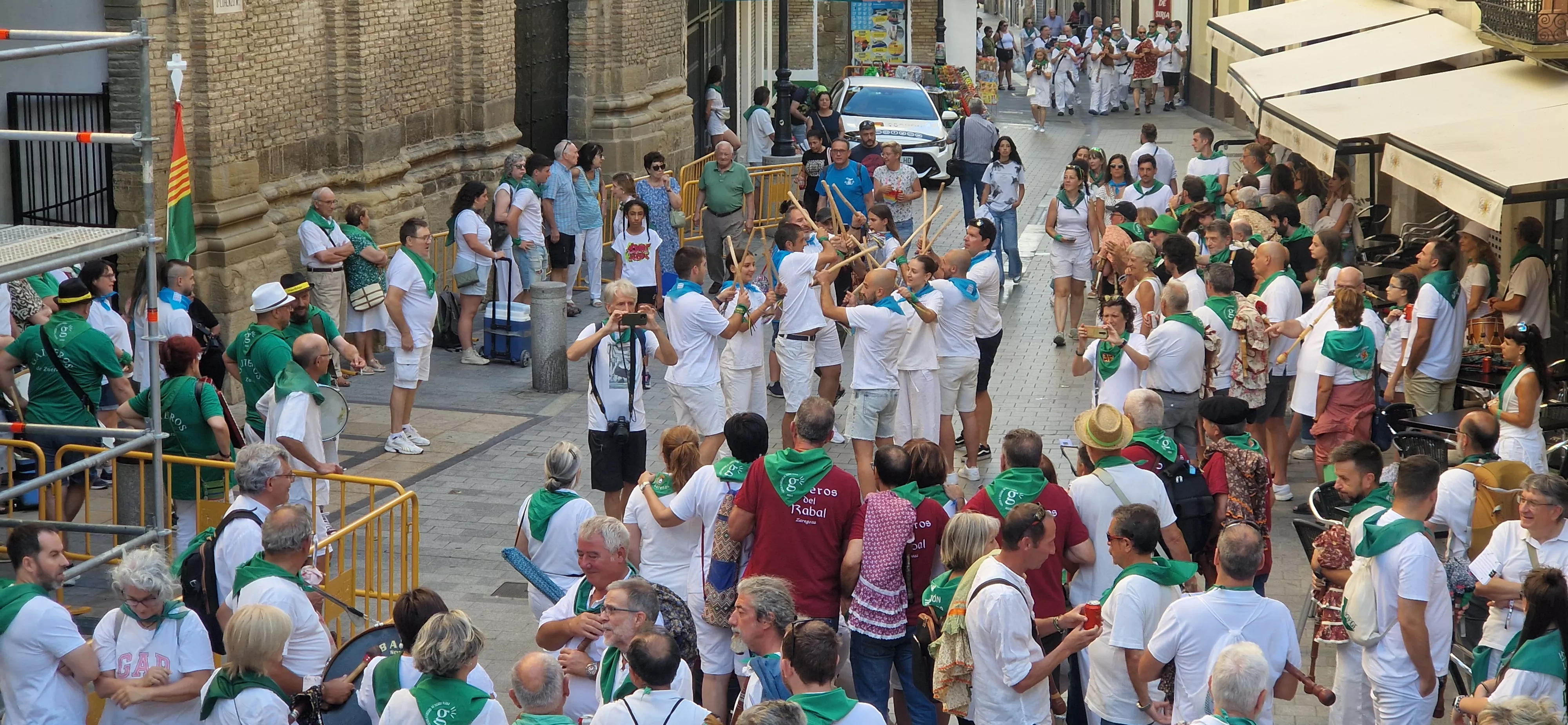 Trobada de Gaiteros de Aragón y de Gaiters de Tierra Plana. Foto Myriam Martínez