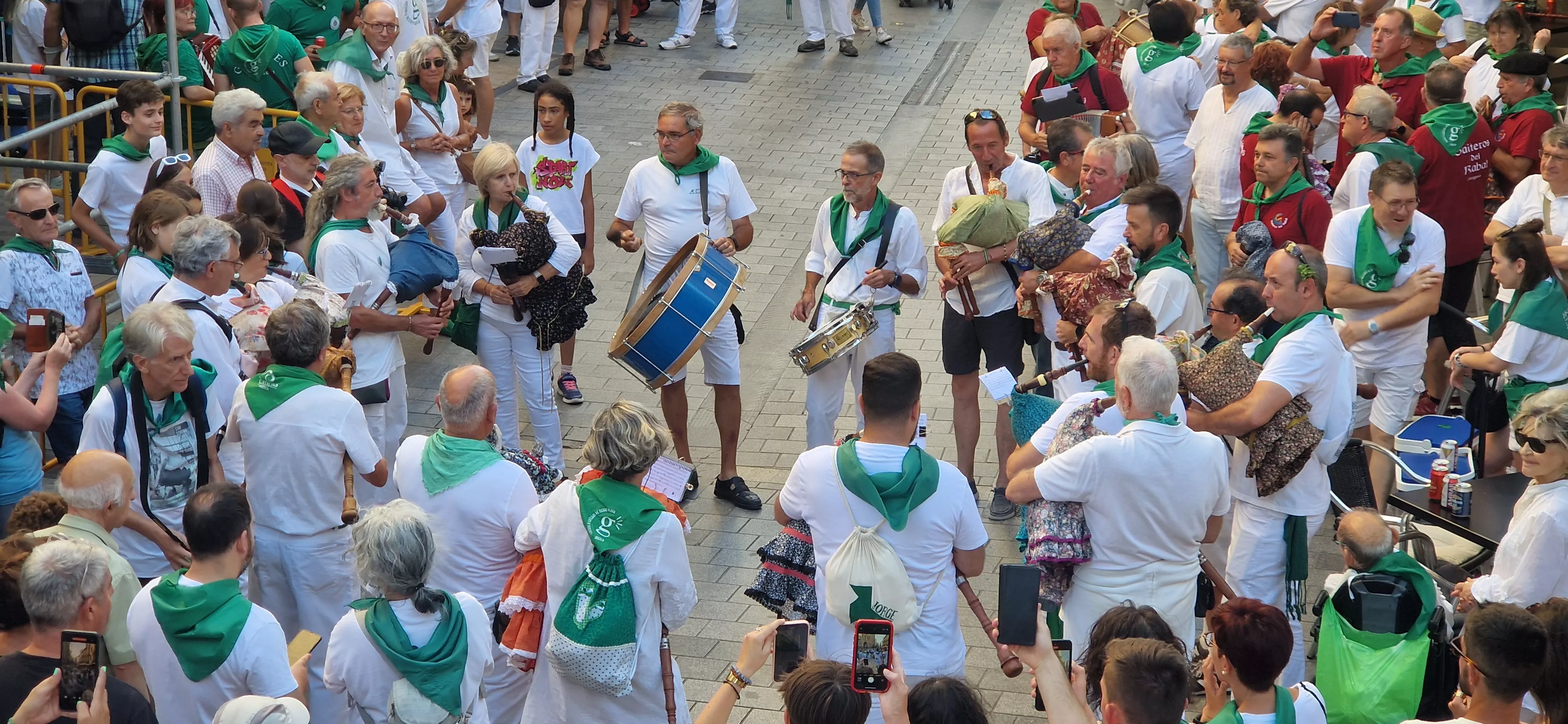 Trobada de Gaiteros de Aragón y de Gaiters de Tierra Plana. Foto Myriam Martínez