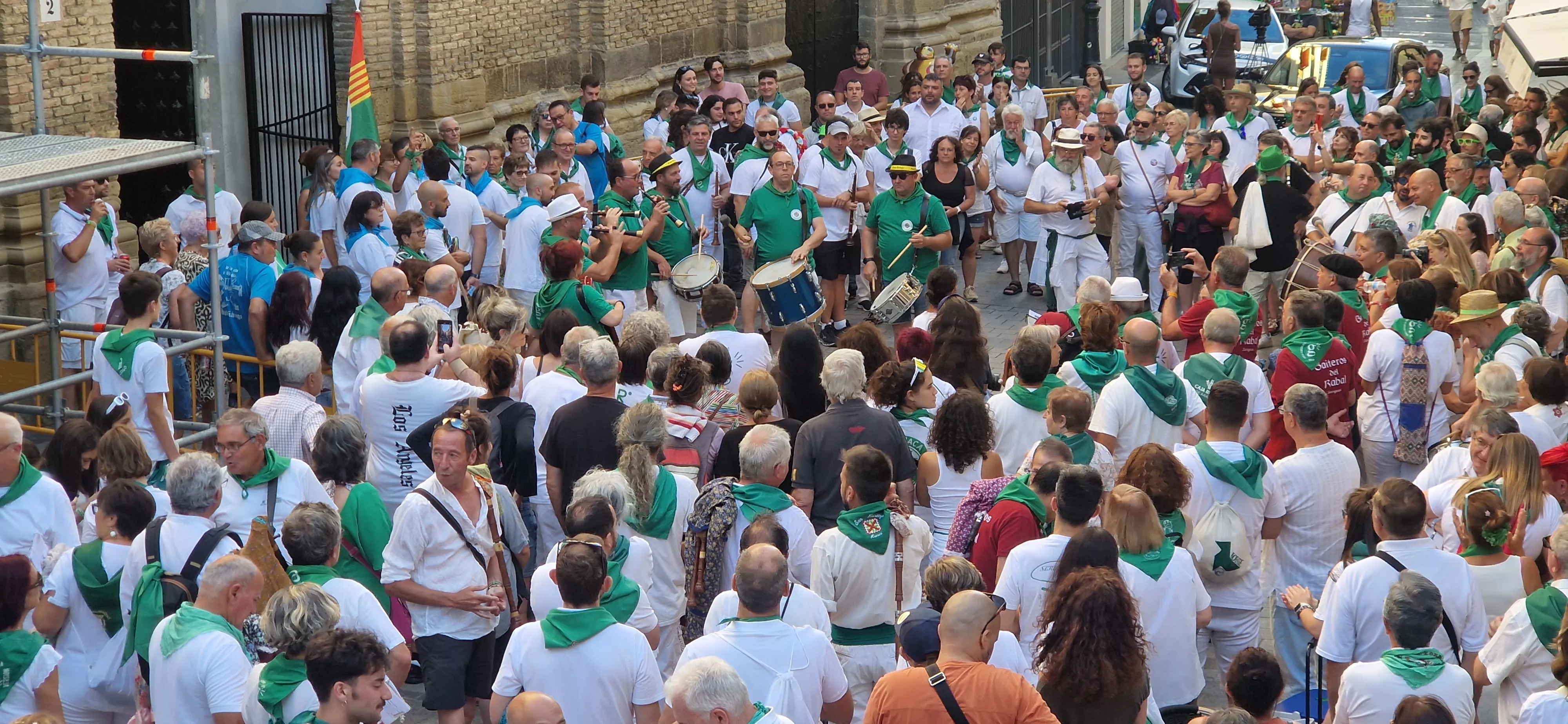 Trobada de Gaiteros de Aragón y de Gaiters de Tierra Plana. Foto Myriam Martínez