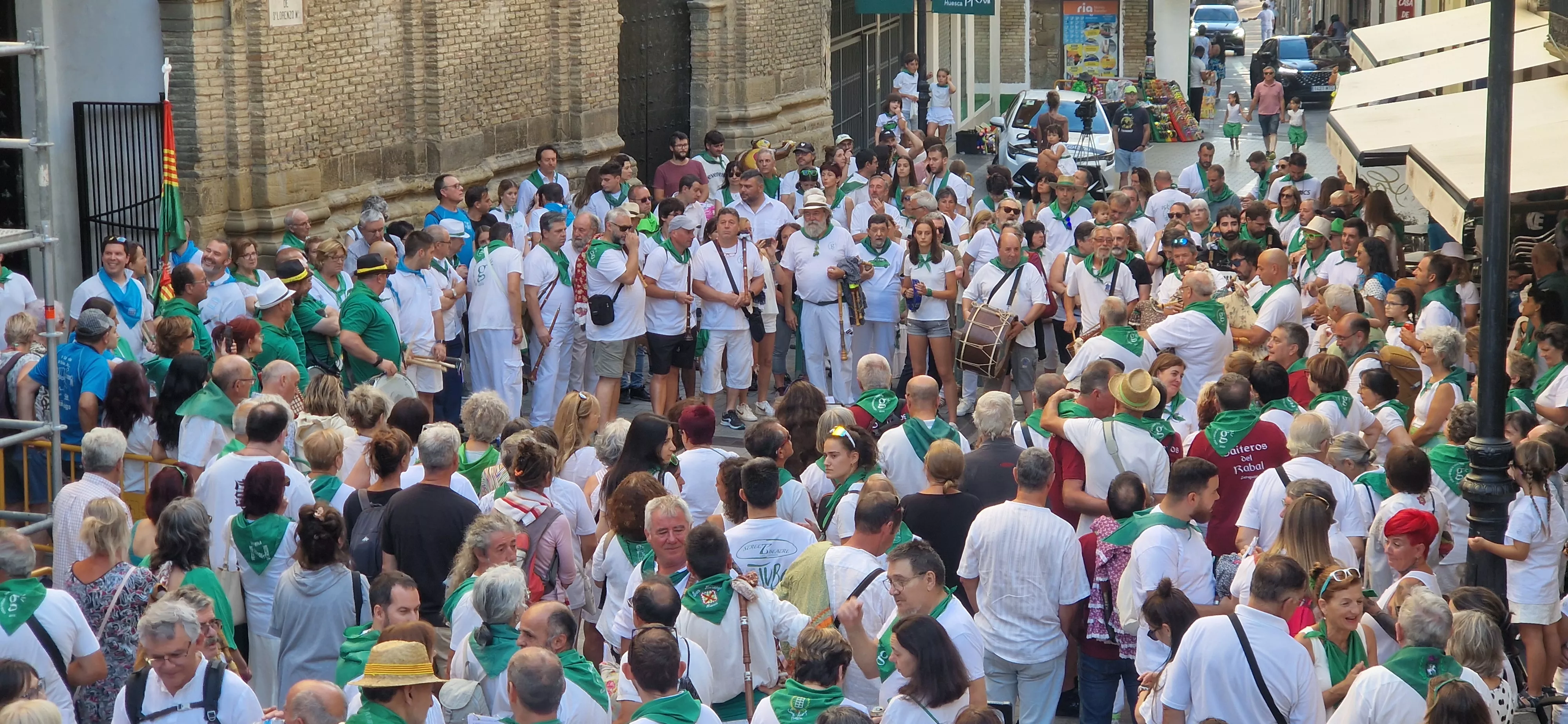 Trobada de Gaiteros de Aragón y de Gaiters de Tierra Plana. Foto Myriam Martínez