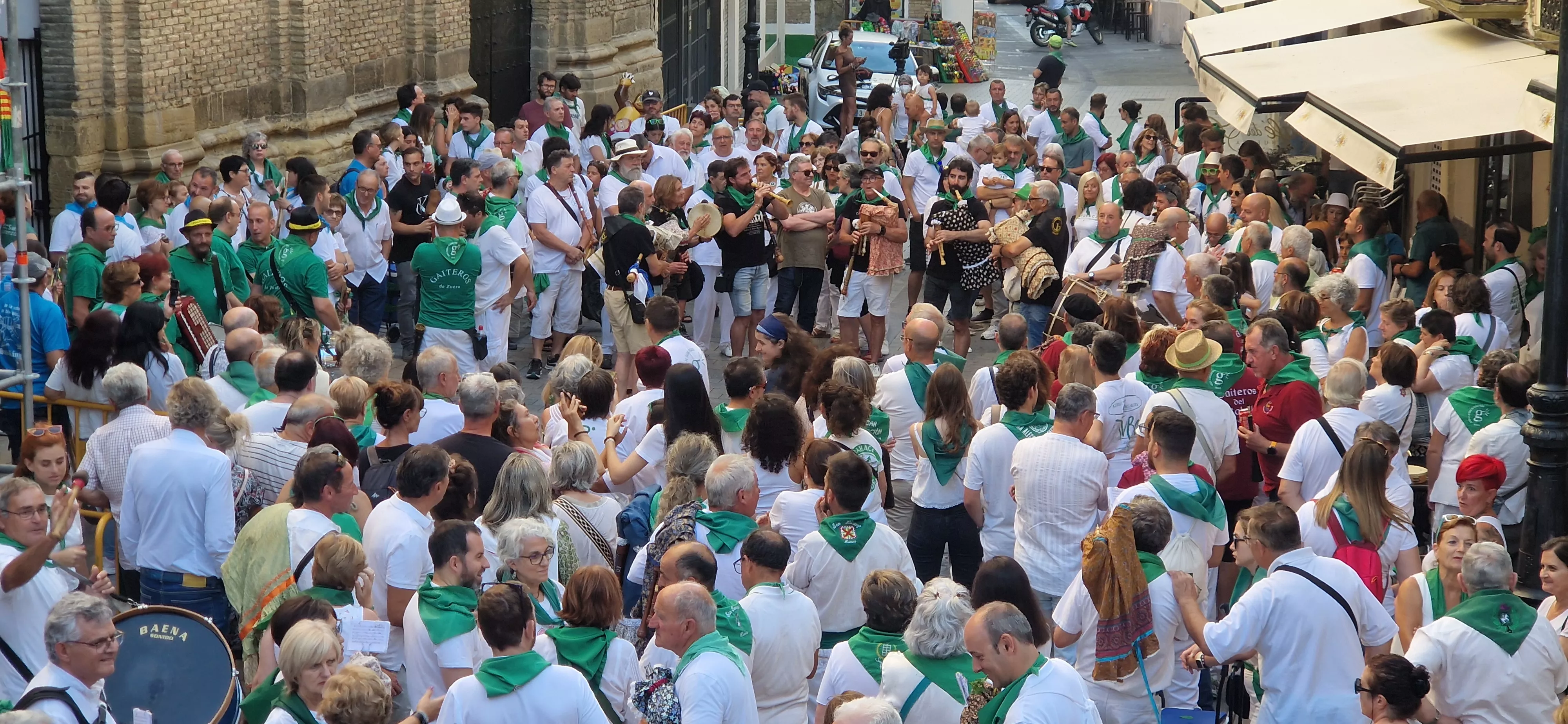 Trobada de Gaiteros de Aragón y de Gaiters de Tierra Plana. Foto Myriam Martínez