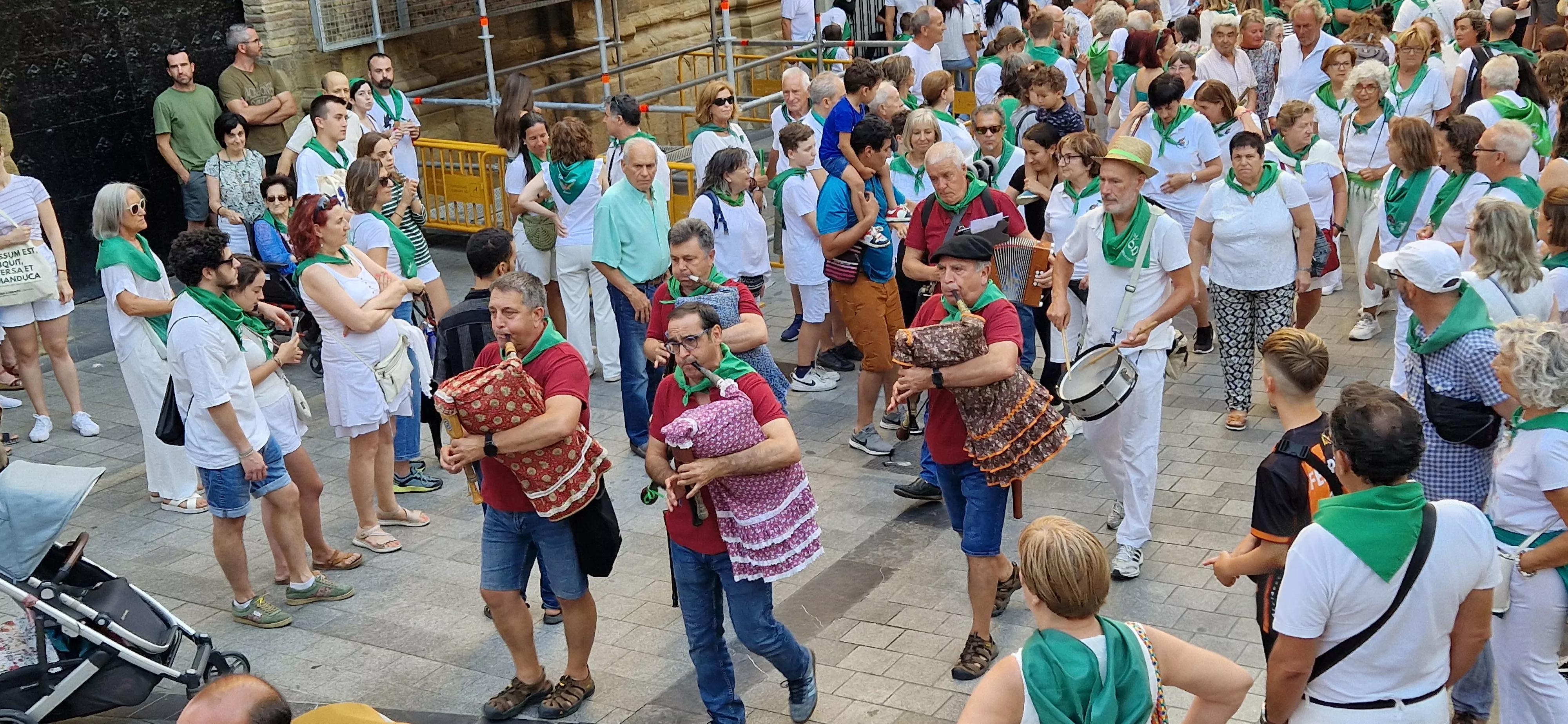 Trobada de Gaiteros de Aragón y de Gaiters de Tierra Plana. Foto Myriam Martínez