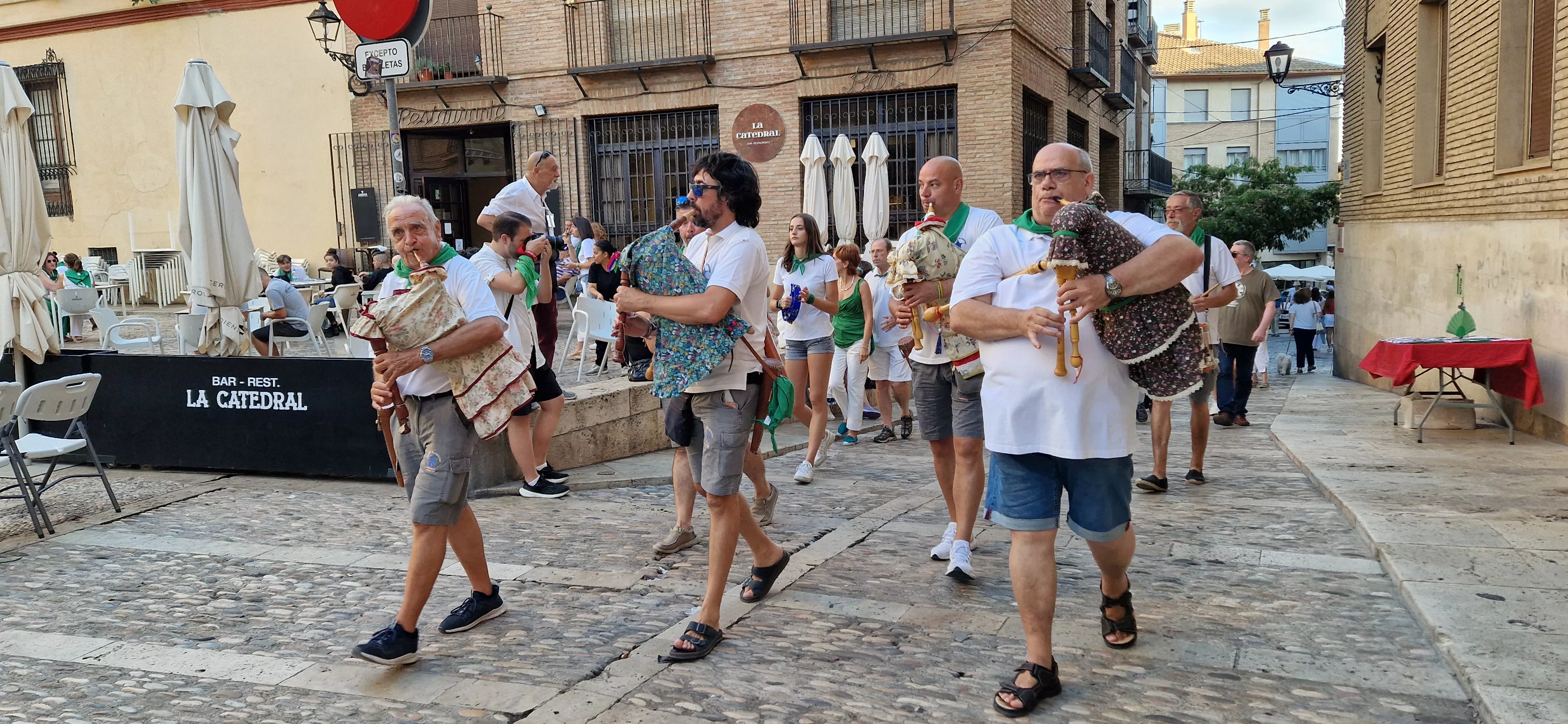 Trobada de Gaiteros de Aragón y de Gaiters de Tierra Plana. Foto Myriam Martínez
