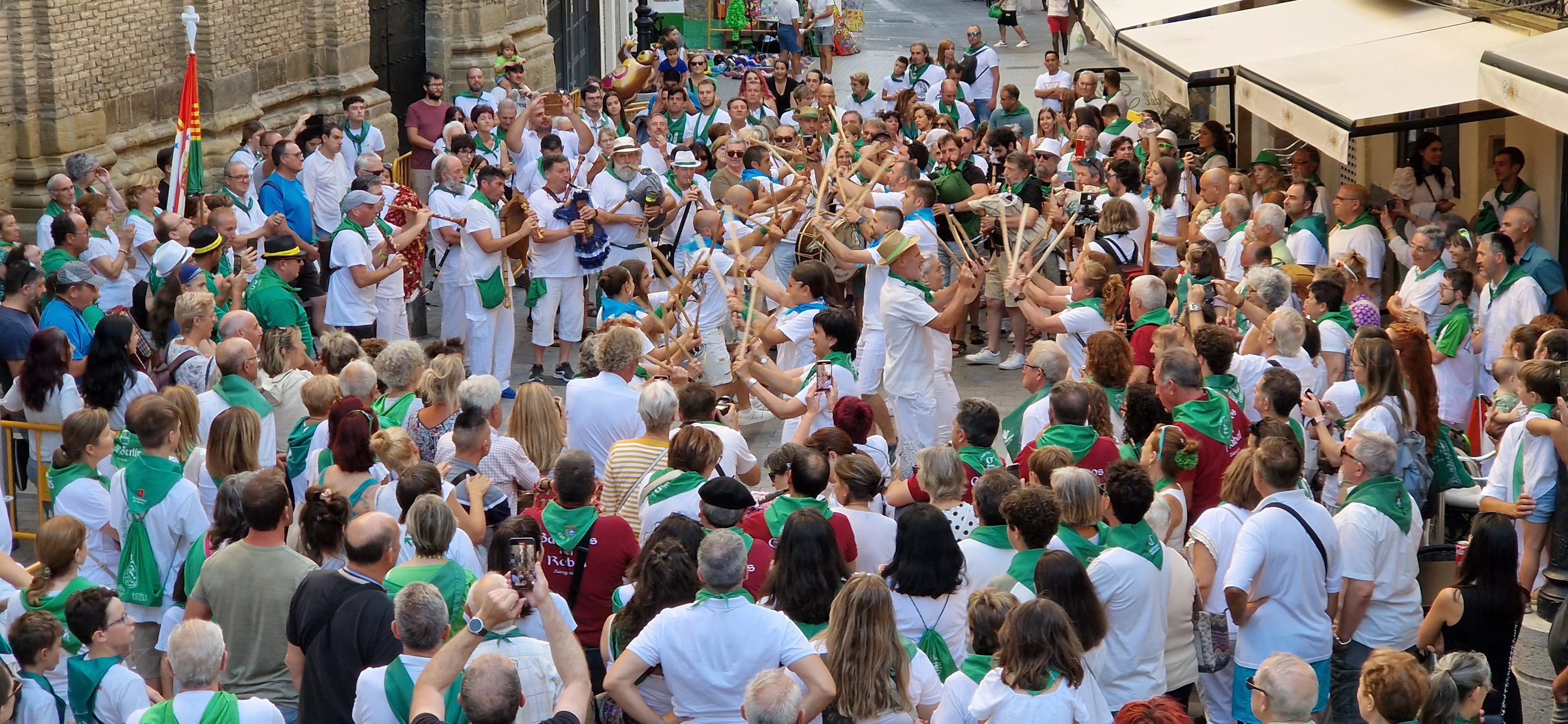 Trobada de Gaiteros de Aragón y de Gaiters de Tierra Plana. Foto Myriam Martínez