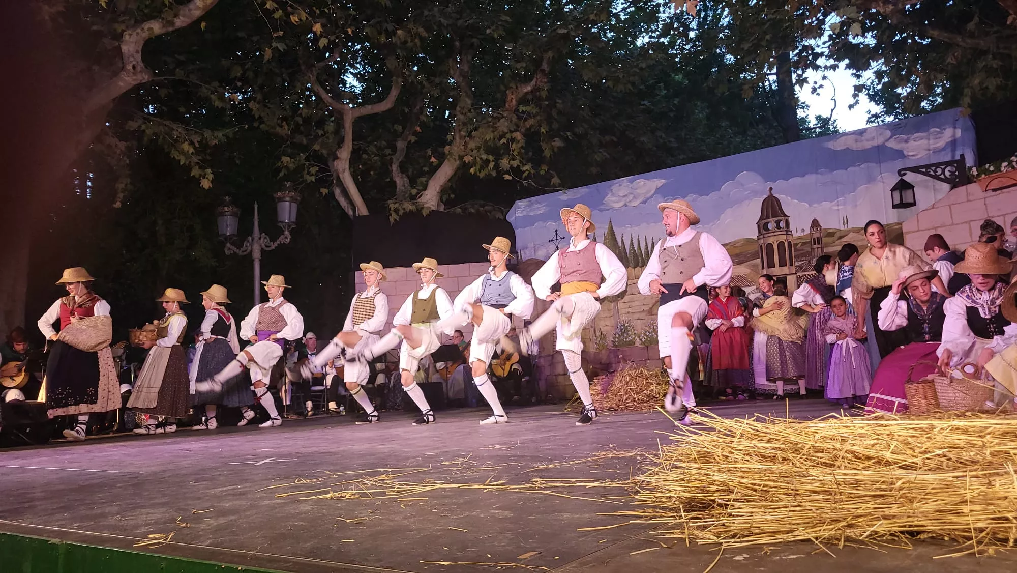 Elenco Aragonés en el Parque Miguel Servet de Huesca