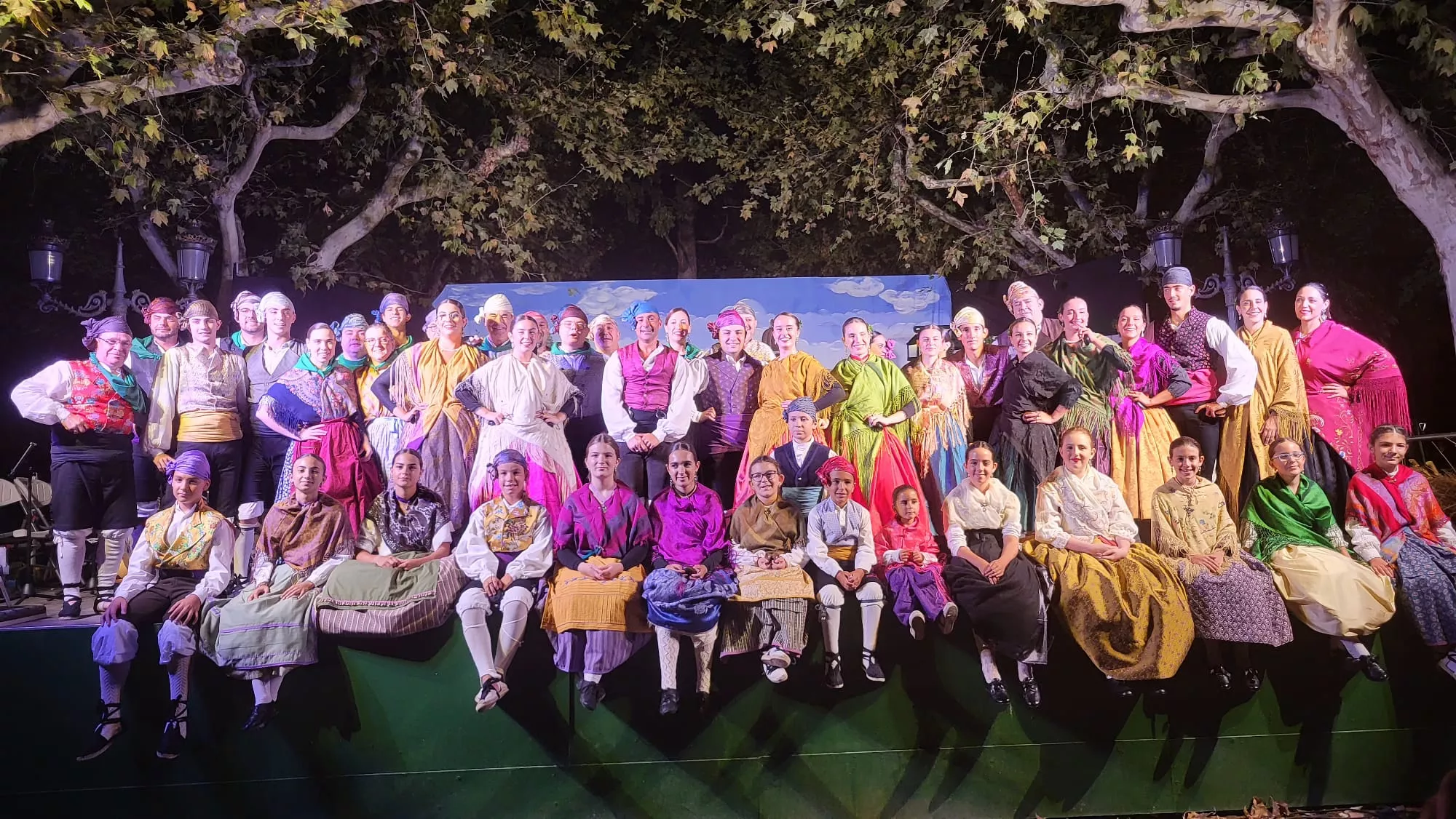 Elenco Aragonés tras su portentosa actuación