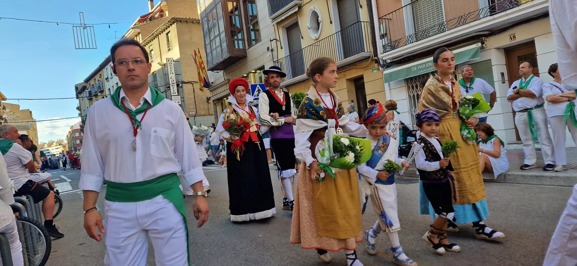 Ofrenda de Flores y Frutos a San Lorenzo. Fotos Myriam Martínez