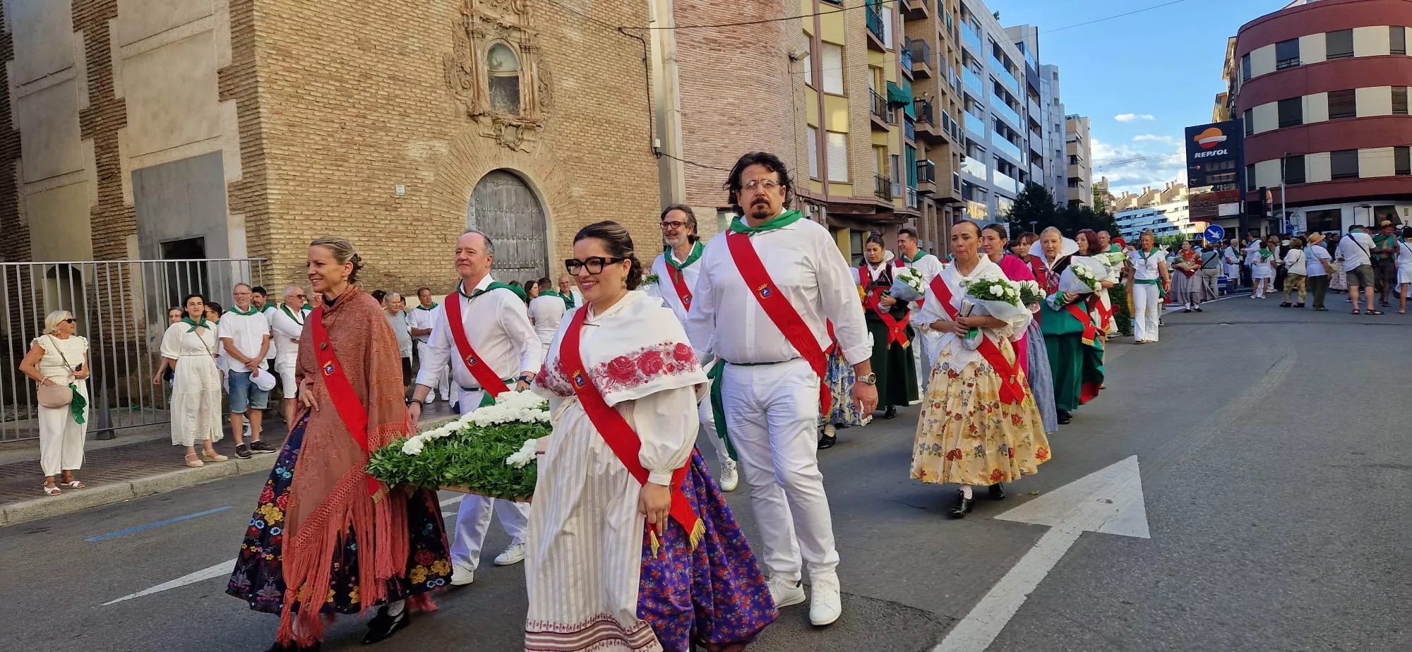 Ofrenda de Flores y Frutos a San Lorenzo. Fotos Myriam Martínez
