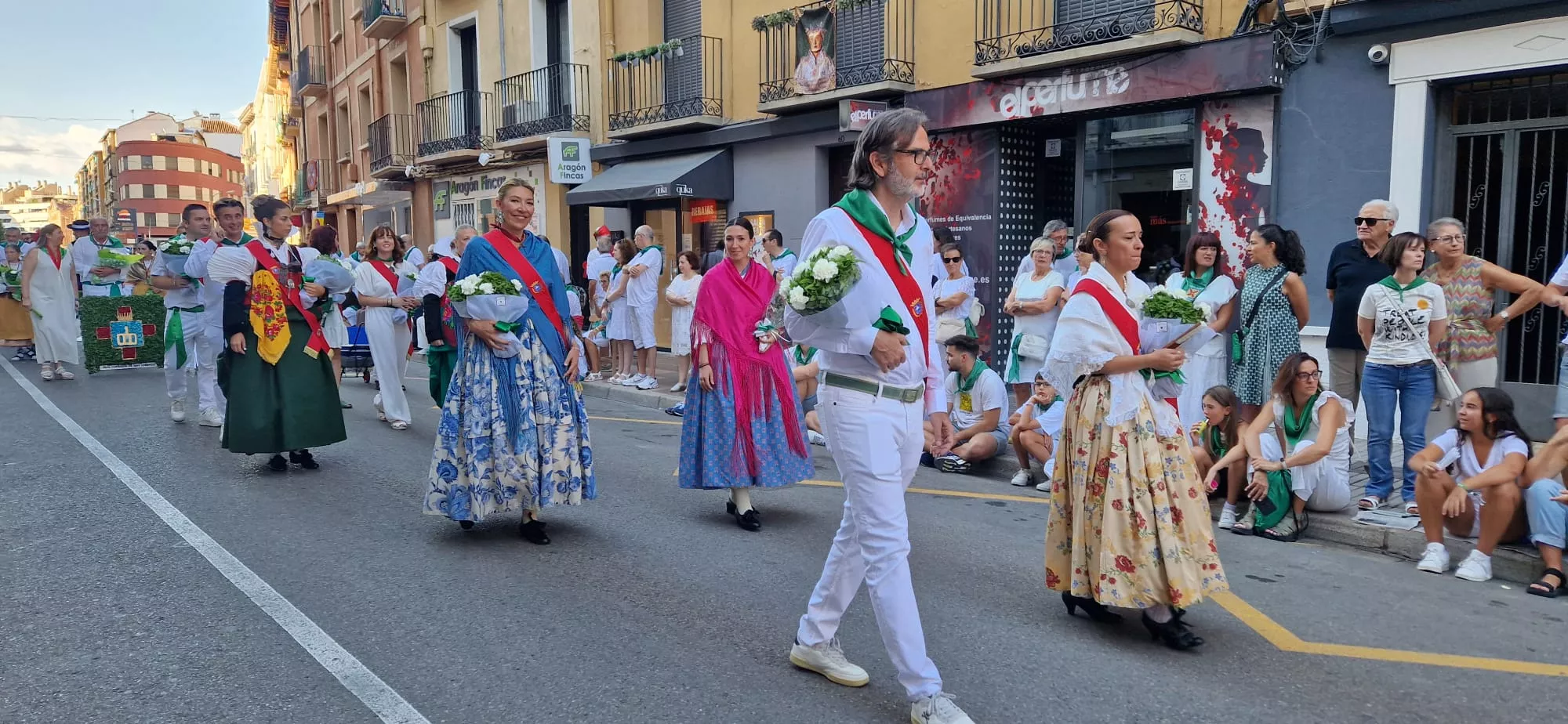 Ofrenda de Flores y Frutos a San Lorenzo. Fotos Myriam Martínez
