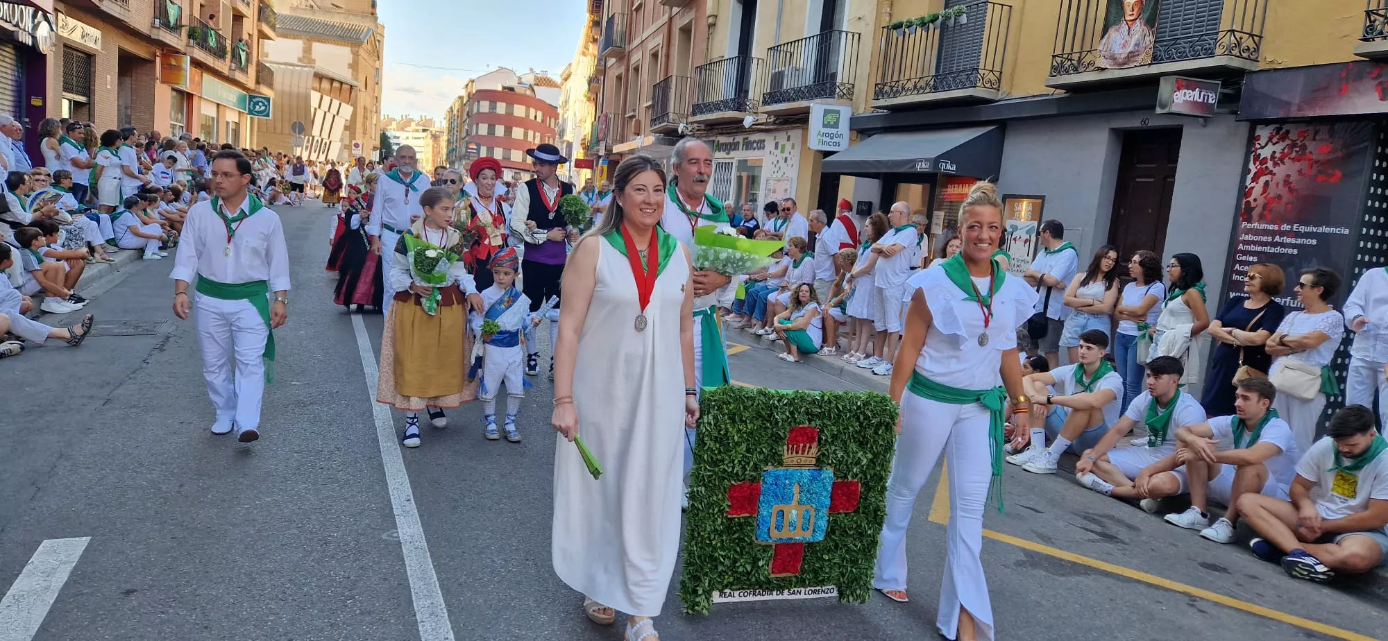 Ofrenda de Flores y Frutos a San Lorenzo. Fotos Myriam Martínez