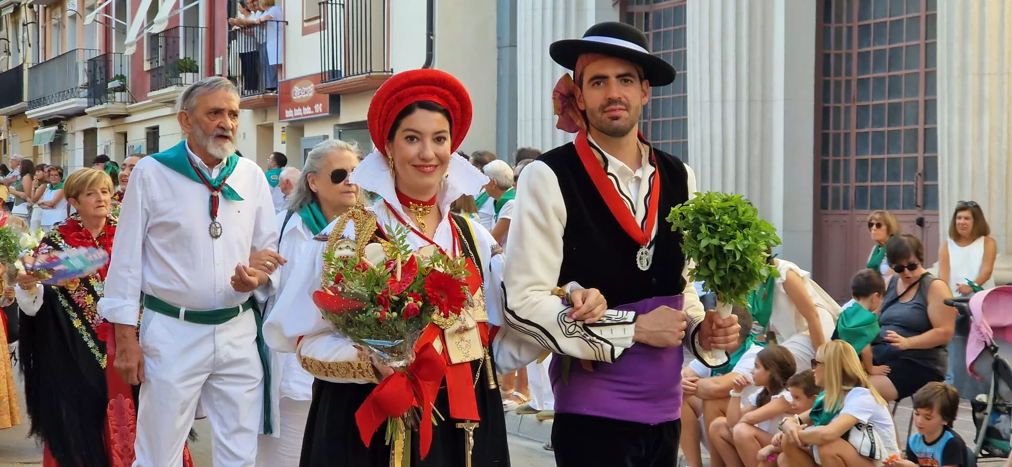 Ofrenda de Flores y Frutos a San Lorenzo. Fotos Myriam Martínez
