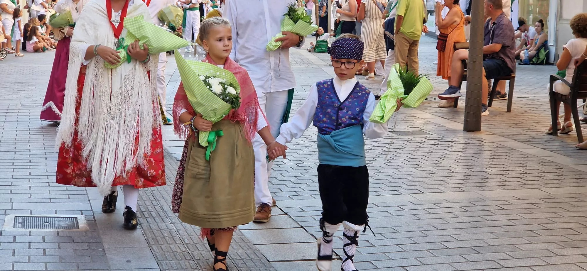 Ofrenda de Flores y Frutos a San Lorenzo. Fotos Myriam Martínez