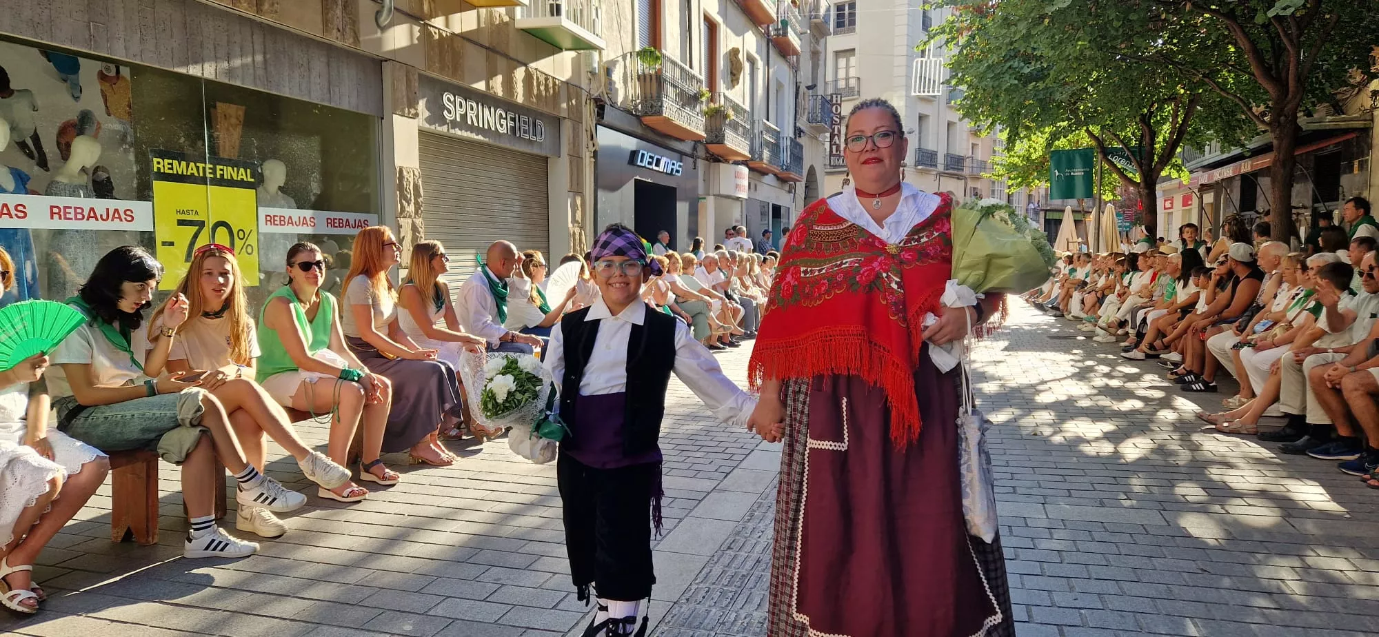 Ofrenda de Flores y Frutos a San Lorenzo. Fotos Myriam Martínez