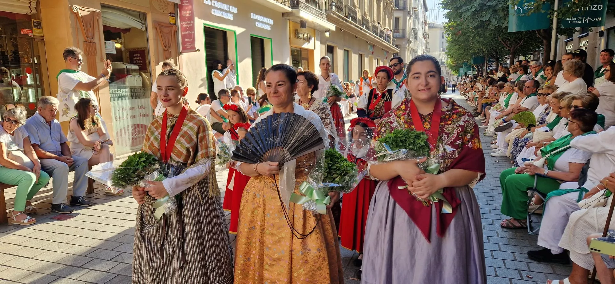 Ofrenda de Flores y Frutos a San Lorenzo. Fotos Myriam Martínez
