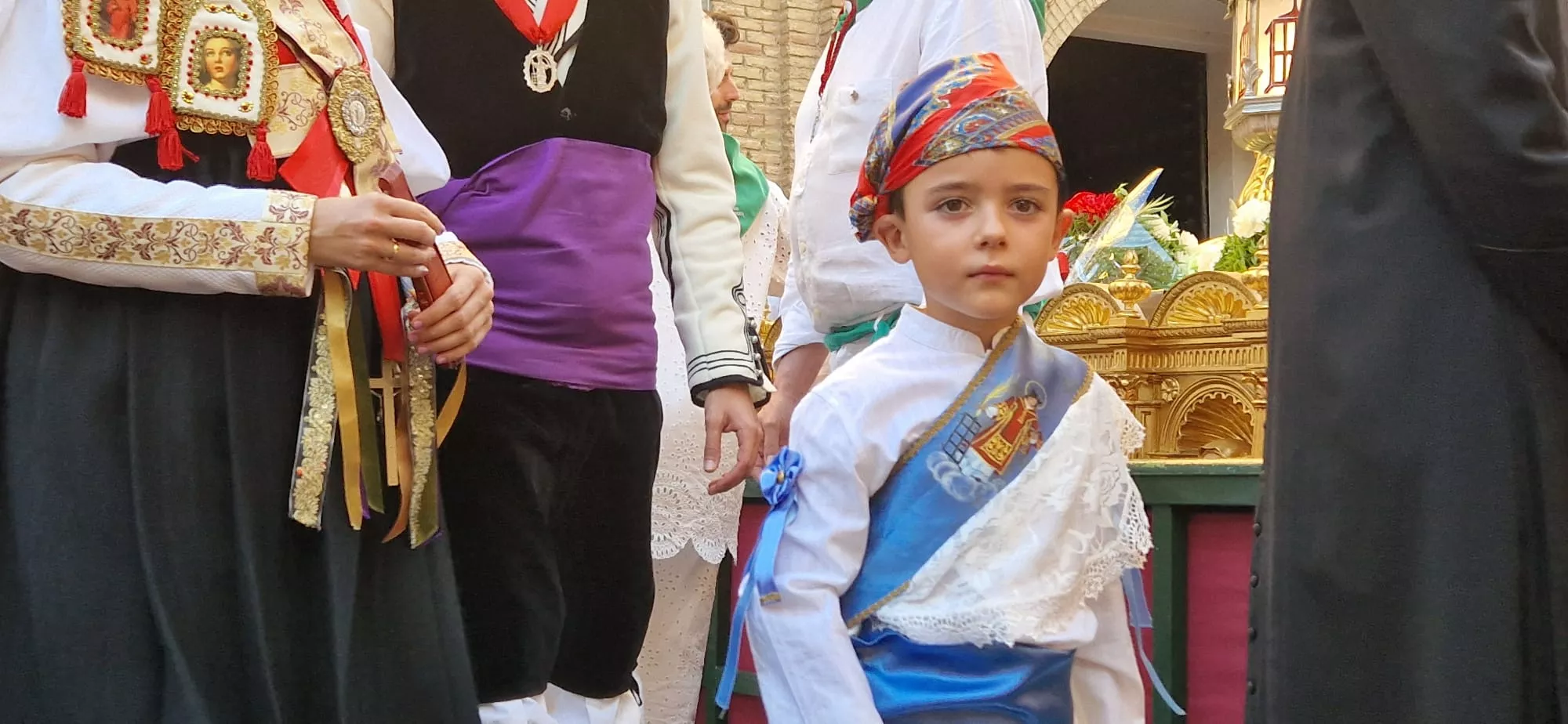 Ofrenda de Flores y Frutos a San Lorenzo. Fotos Myriam Martínez