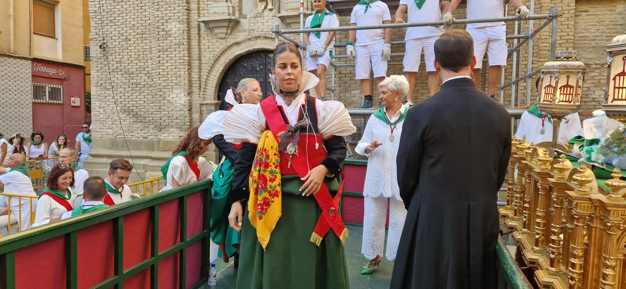 Ofrenda de Flores y Frutos a San Lorenzo. Fotos Myriam Martínez