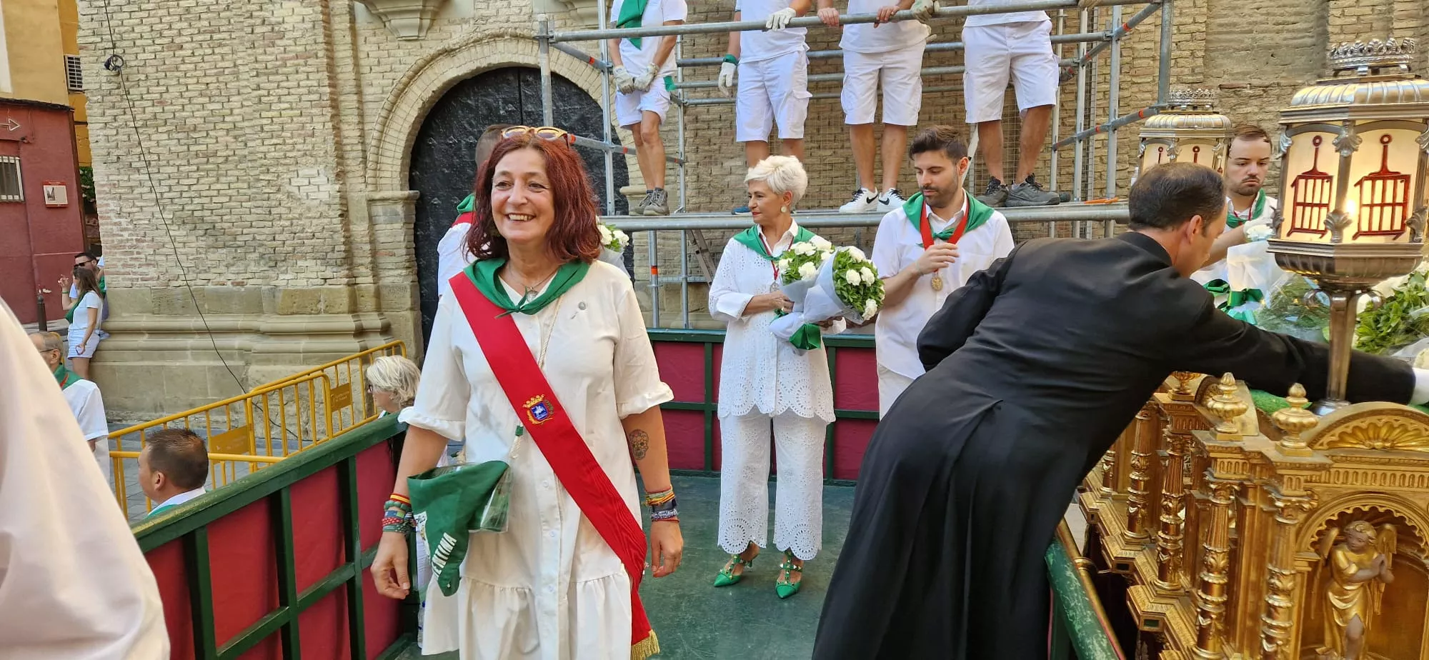 Ofrenda de Flores y Frutos a San Lorenzo. Fotos Myriam Martínez