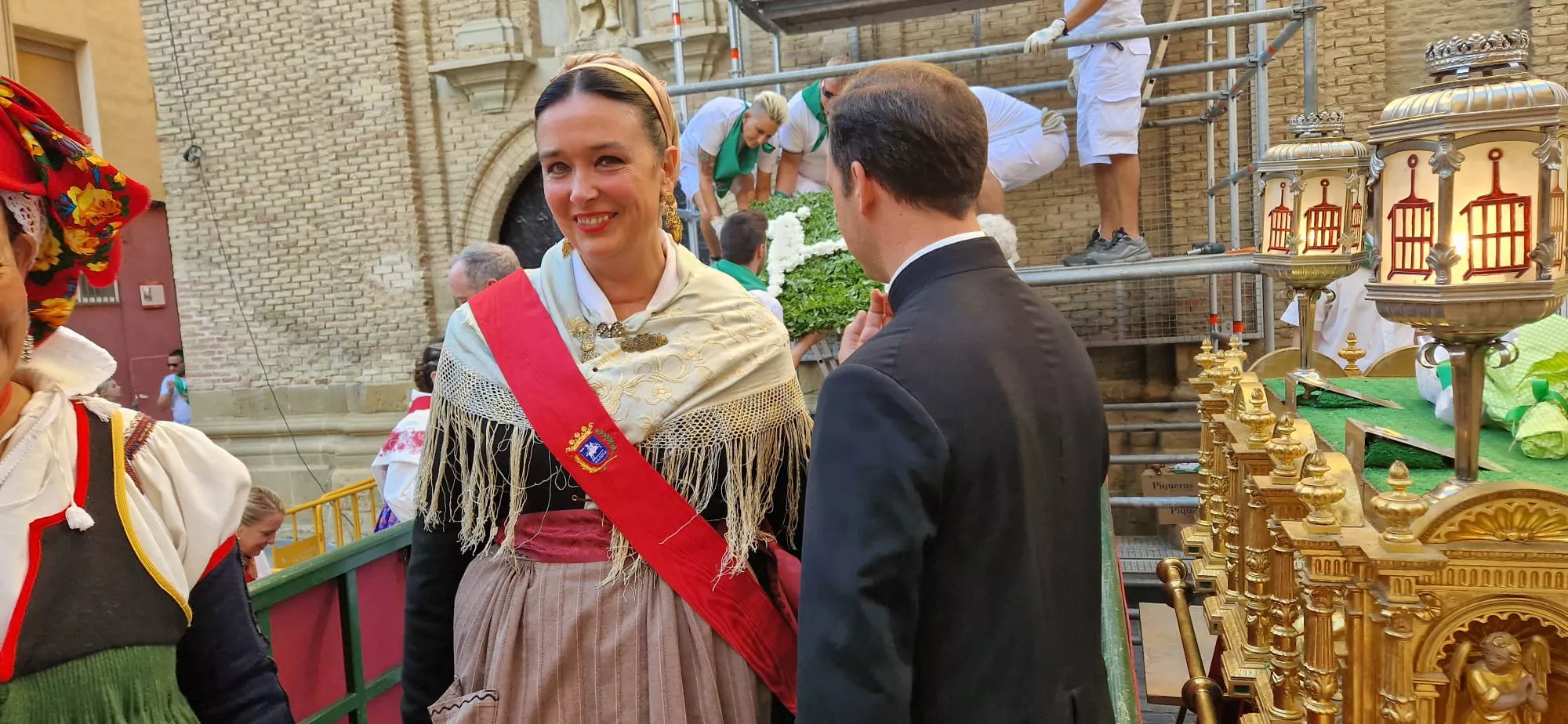 Ofrenda de Flores y Frutos a San Lorenzo. Fotos Myriam Martínez