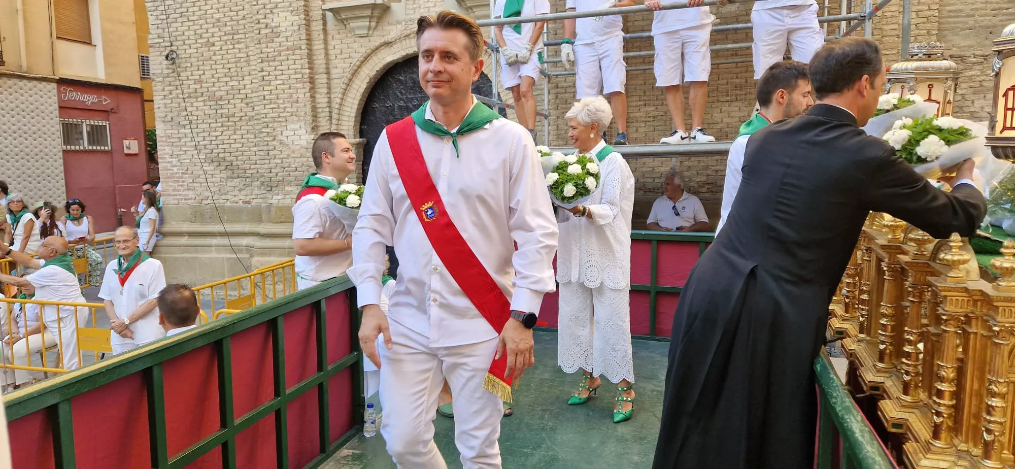 Ofrenda de Flores y Frutos a San Lorenzo. Fotos Myriam Martínez