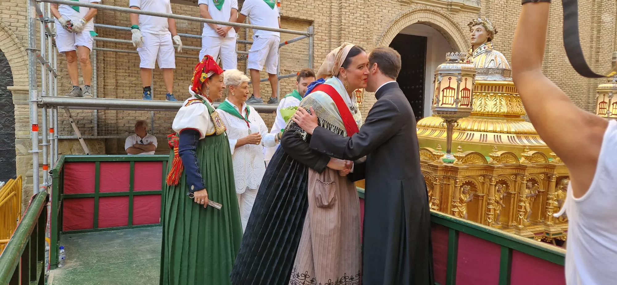 Ofrenda de Flores y Frutos a San Lorenzo. Fotos Myriam Martínez