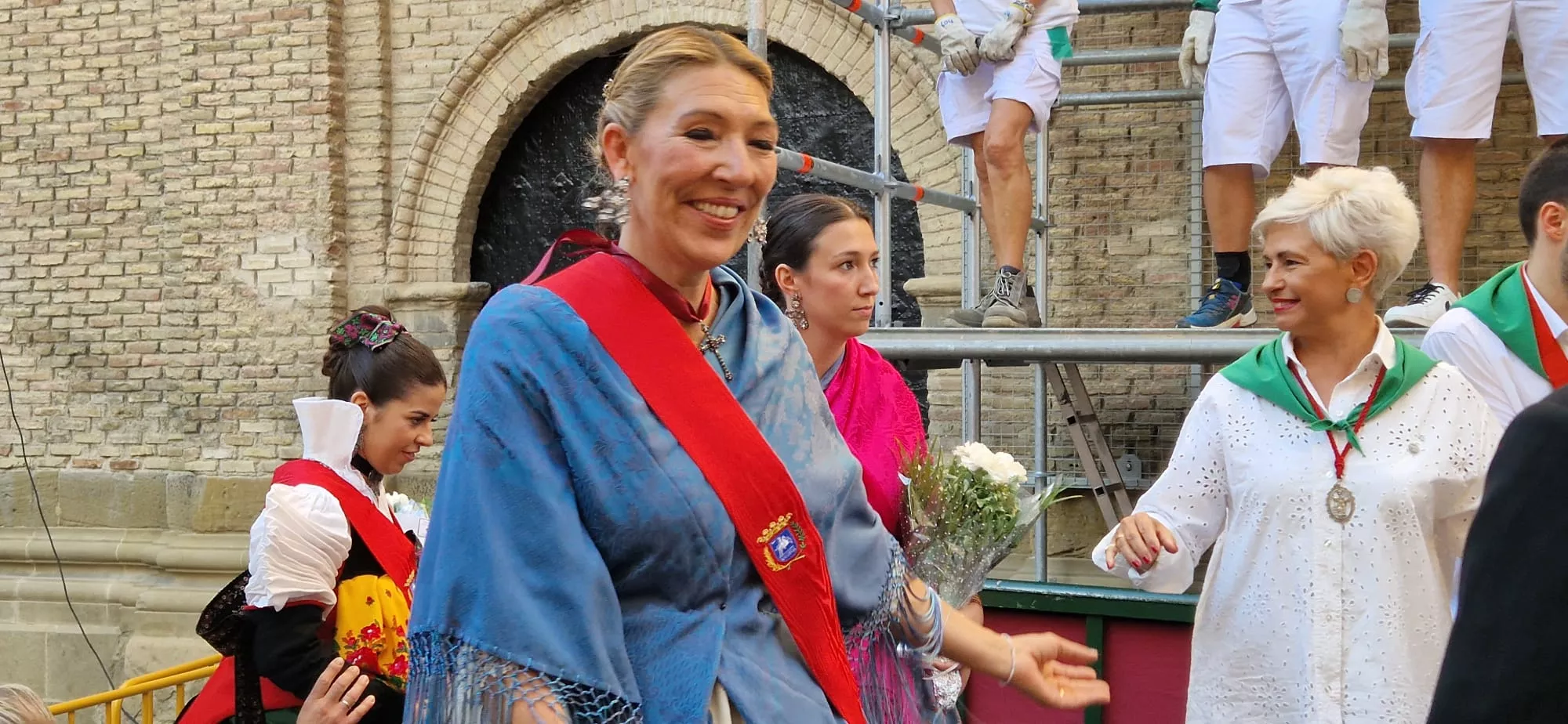Ofrenda de Flores y Frutos a San Lorenzo. Fotos Myriam Martínez