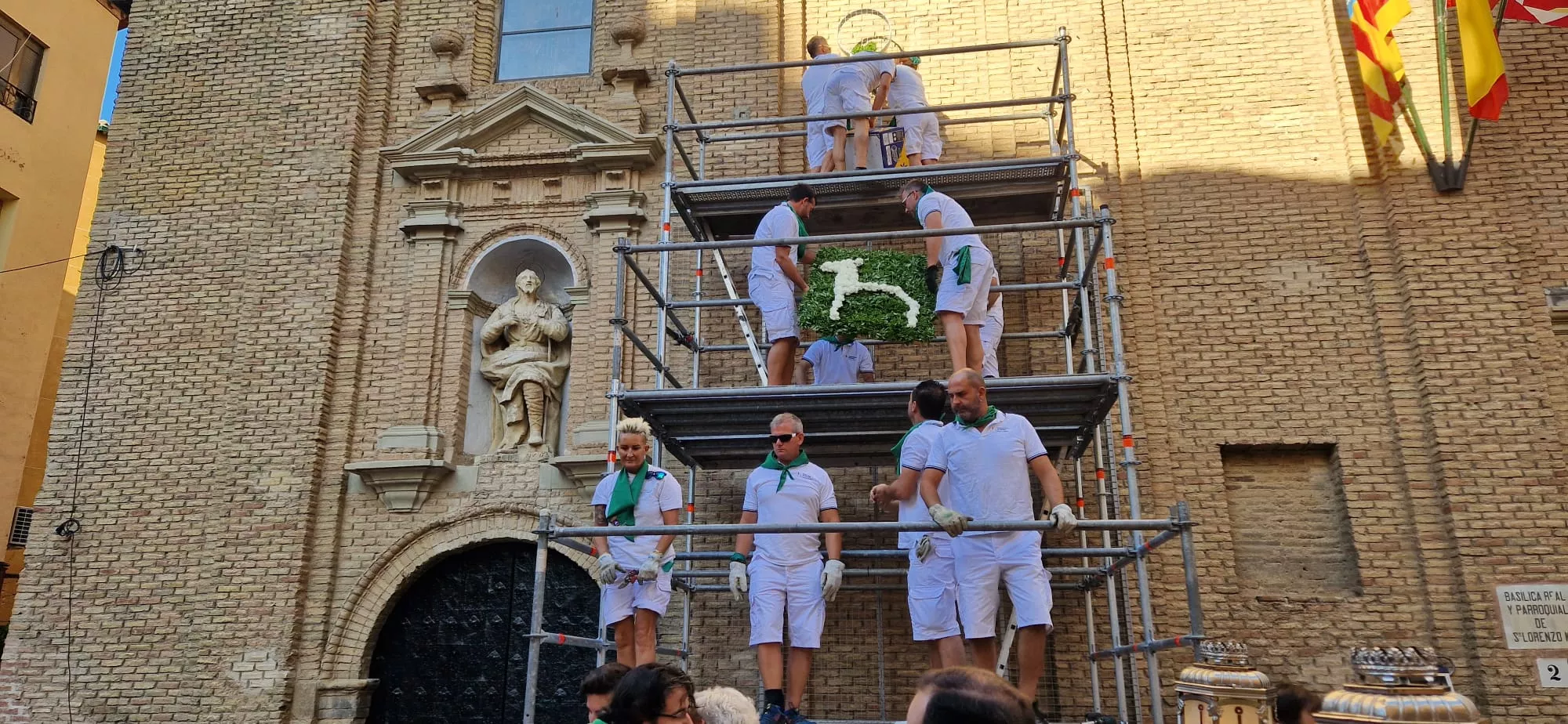 Ofrenda de Flores y Frutos a San Lorenzo. Fotos Myriam Martínez