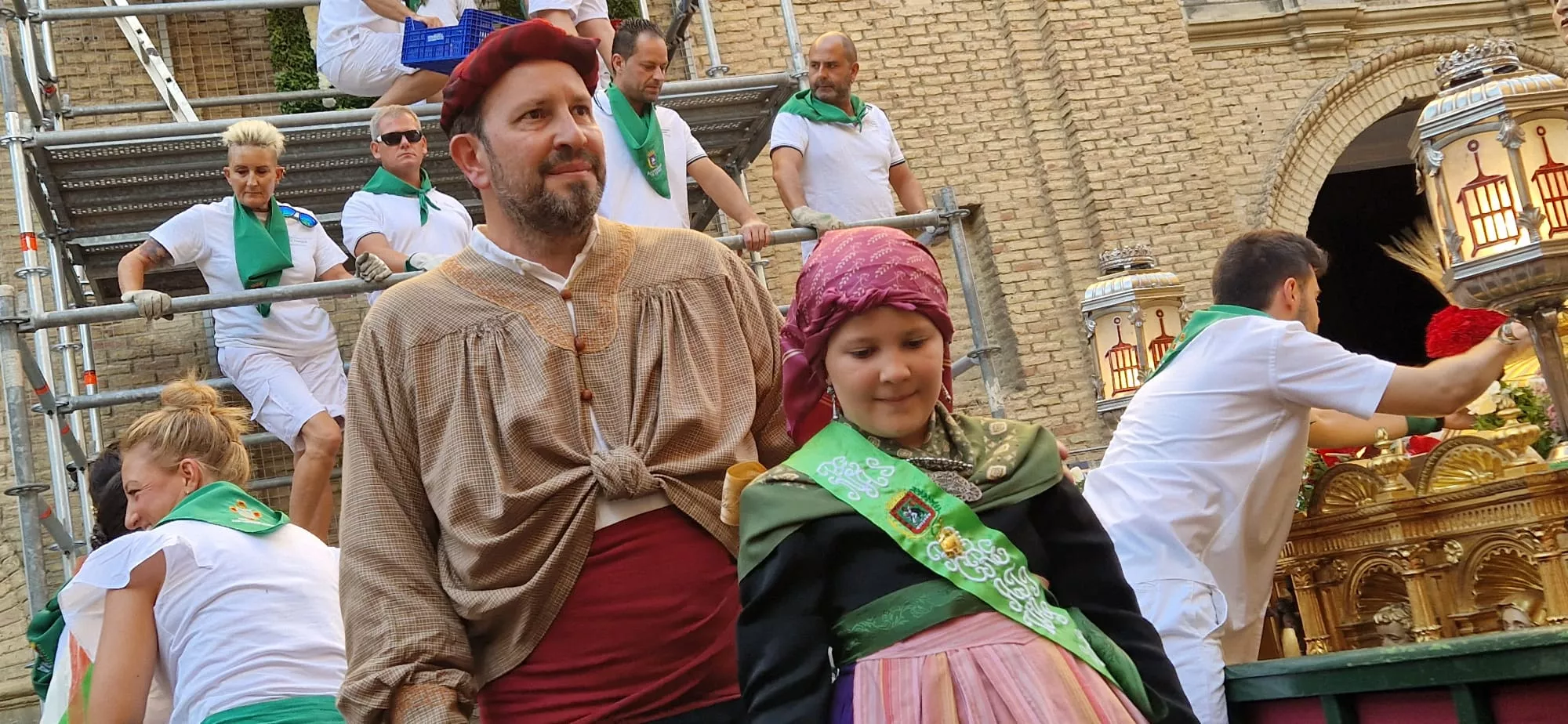 Ofrenda de Flores y Frutos a San Lorenzo. Fotos Myriam Martínez