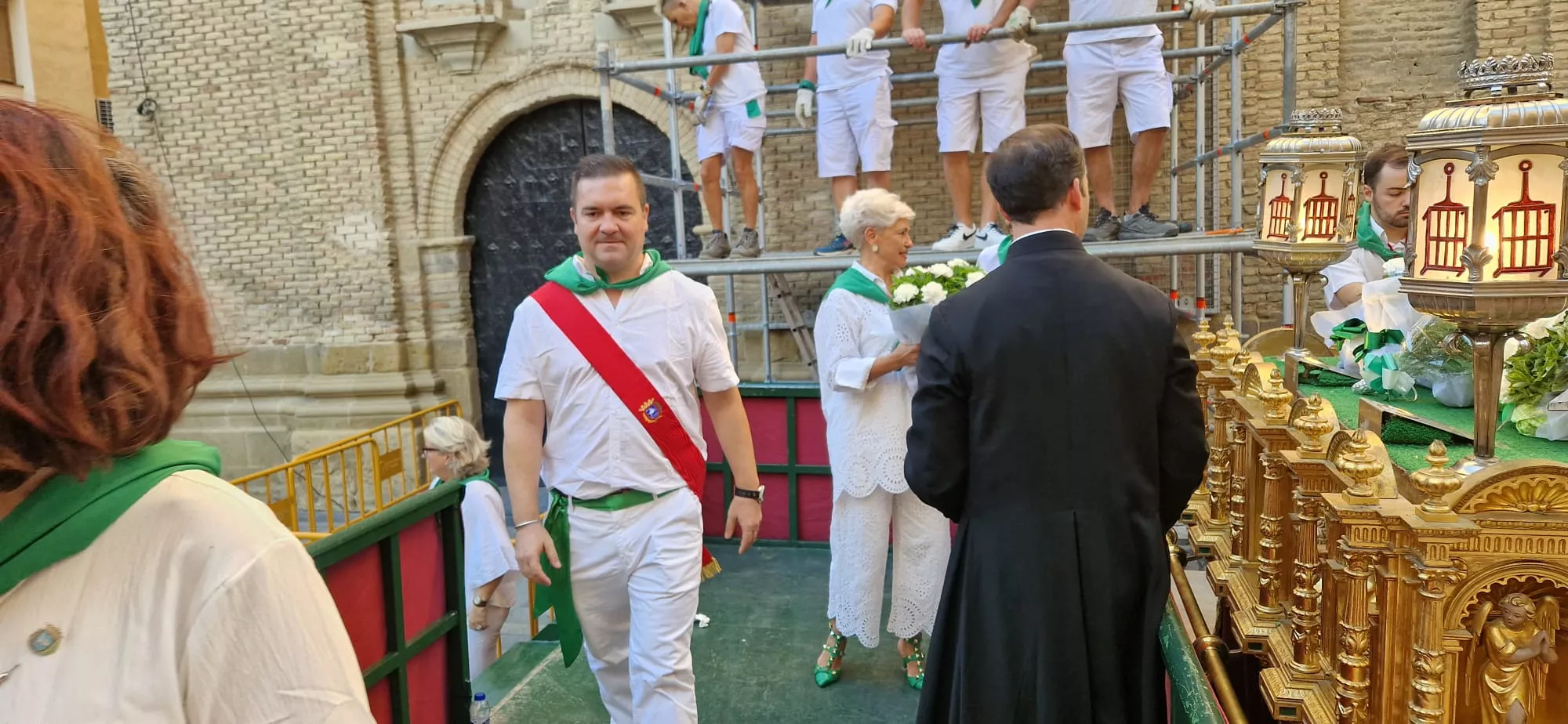Ofrenda de Flores y Frutos a San Lorenzo. Fotos Myriam Martínez