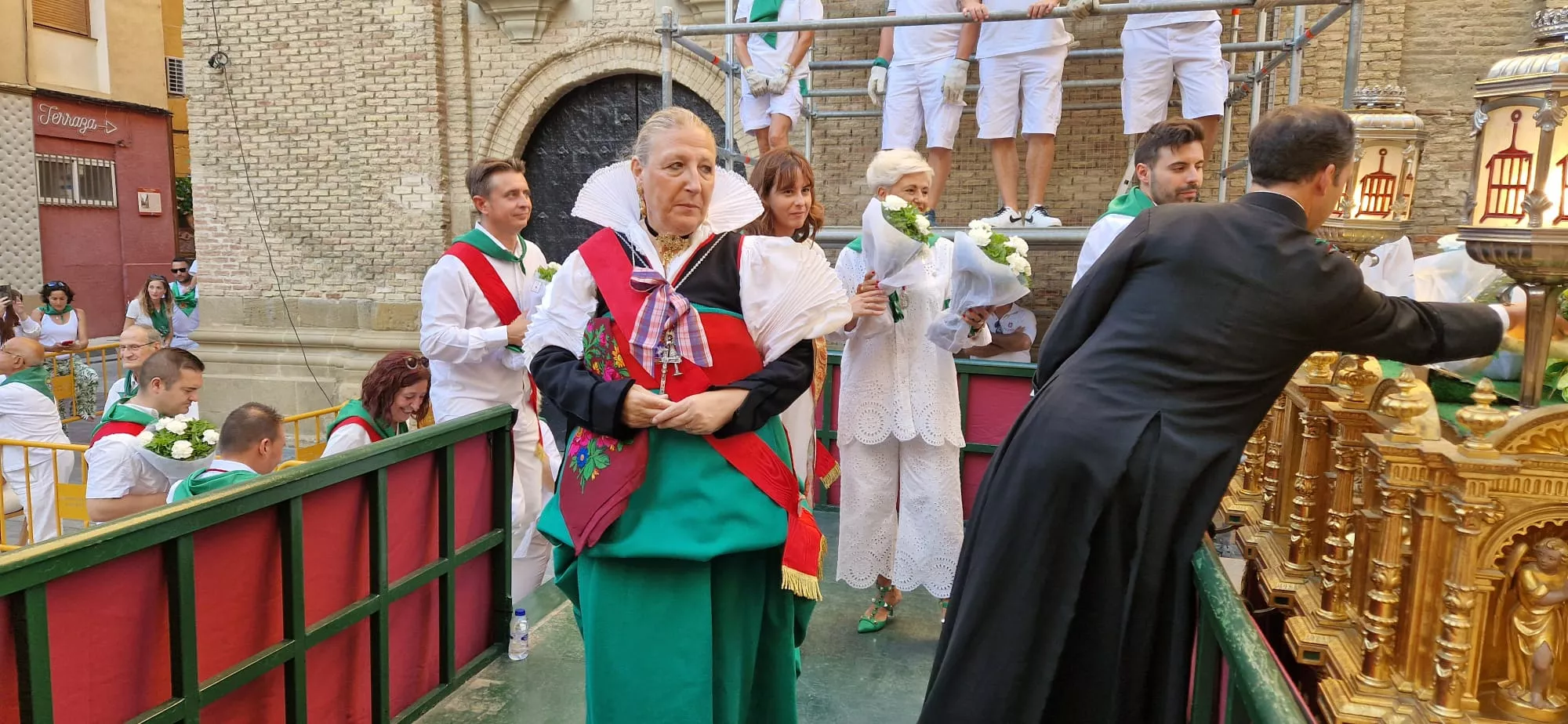 Ofrenda de Flores y Frutos a San Lorenzo. Fotos Myriam Martínez