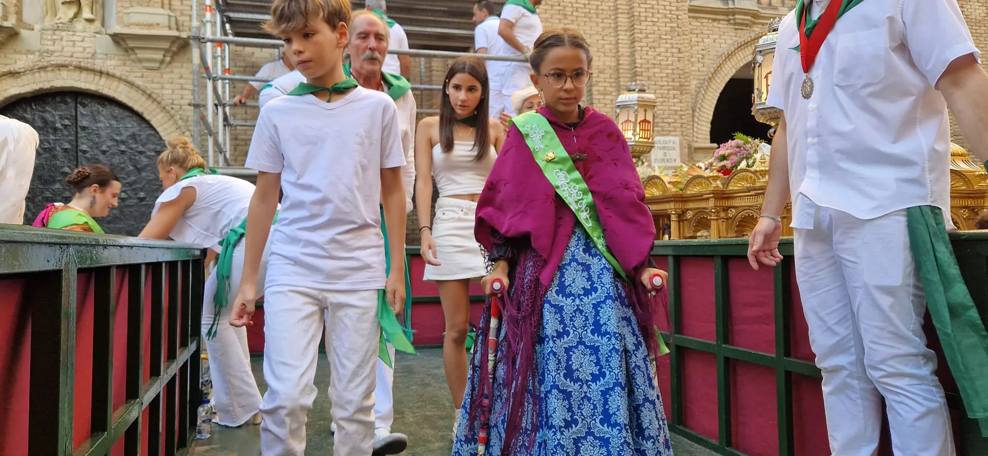 Ofrenda de Flores y Frutos a San Lorenzo. Fotos Myriam Martínez