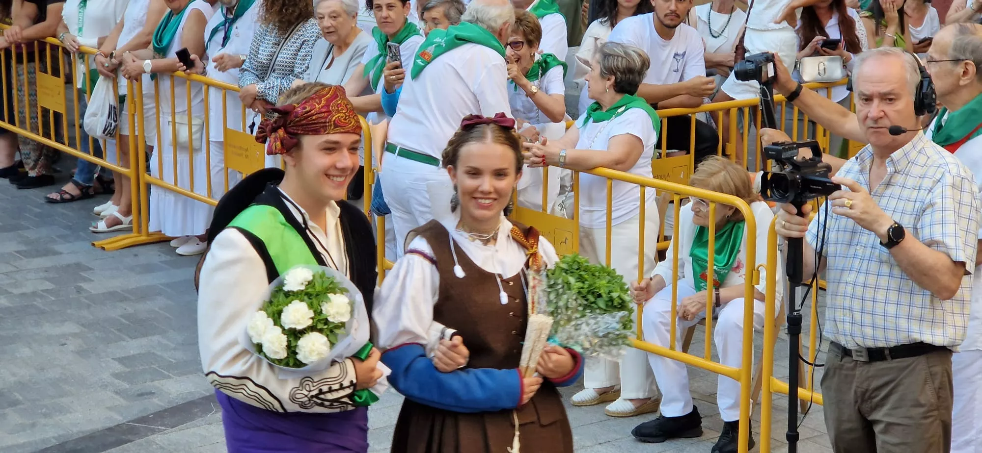 Ofrenda de Flores y Frutos a San Lorenzo. Fotos Myriam Martínez