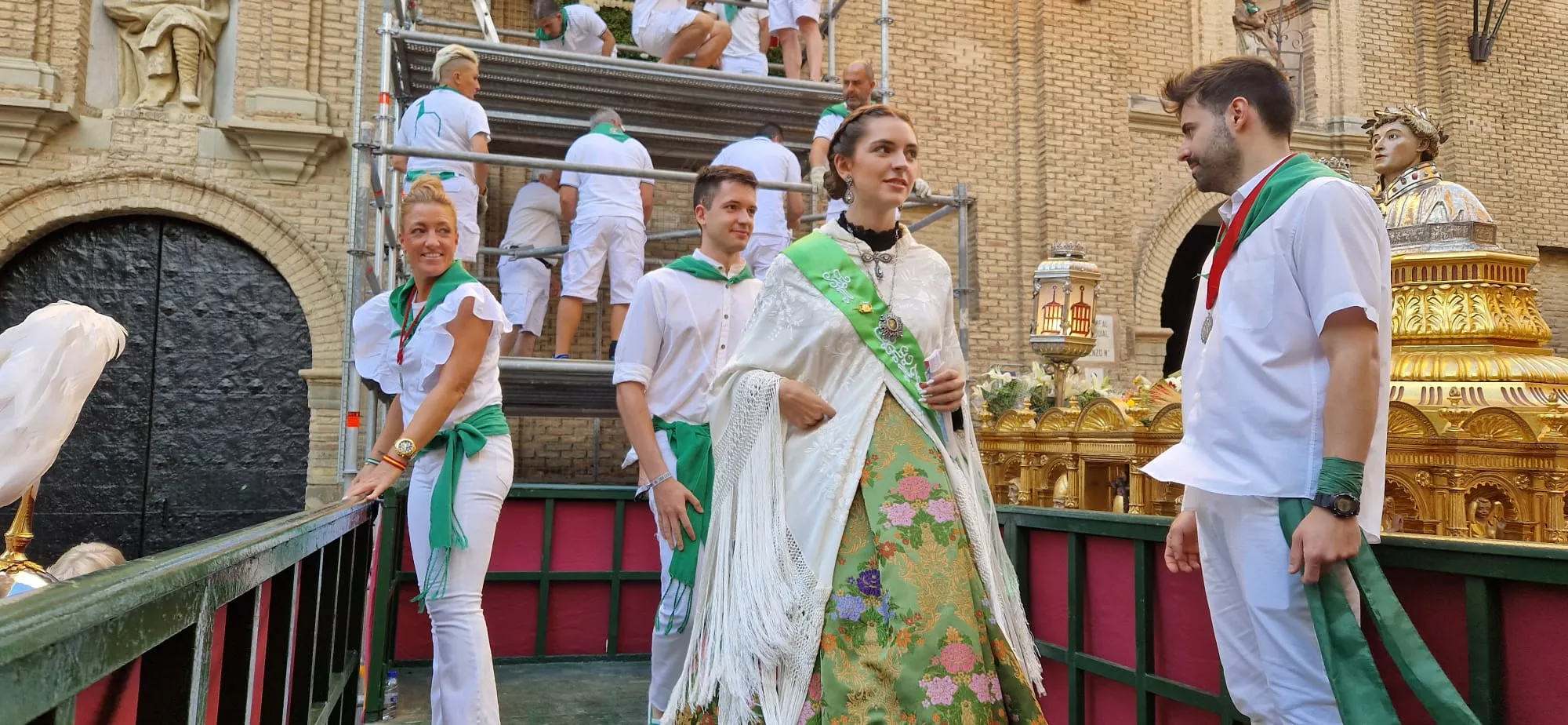 Ofrenda de Flores y Frutos a San Lorenzo. Fotos Myriam Martínez