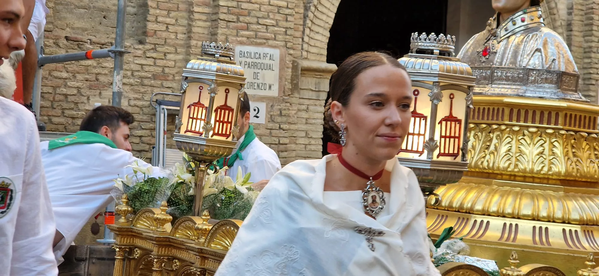 Ofrenda de Flores y Frutos a San Lorenzo. Fotos Myriam Martínez