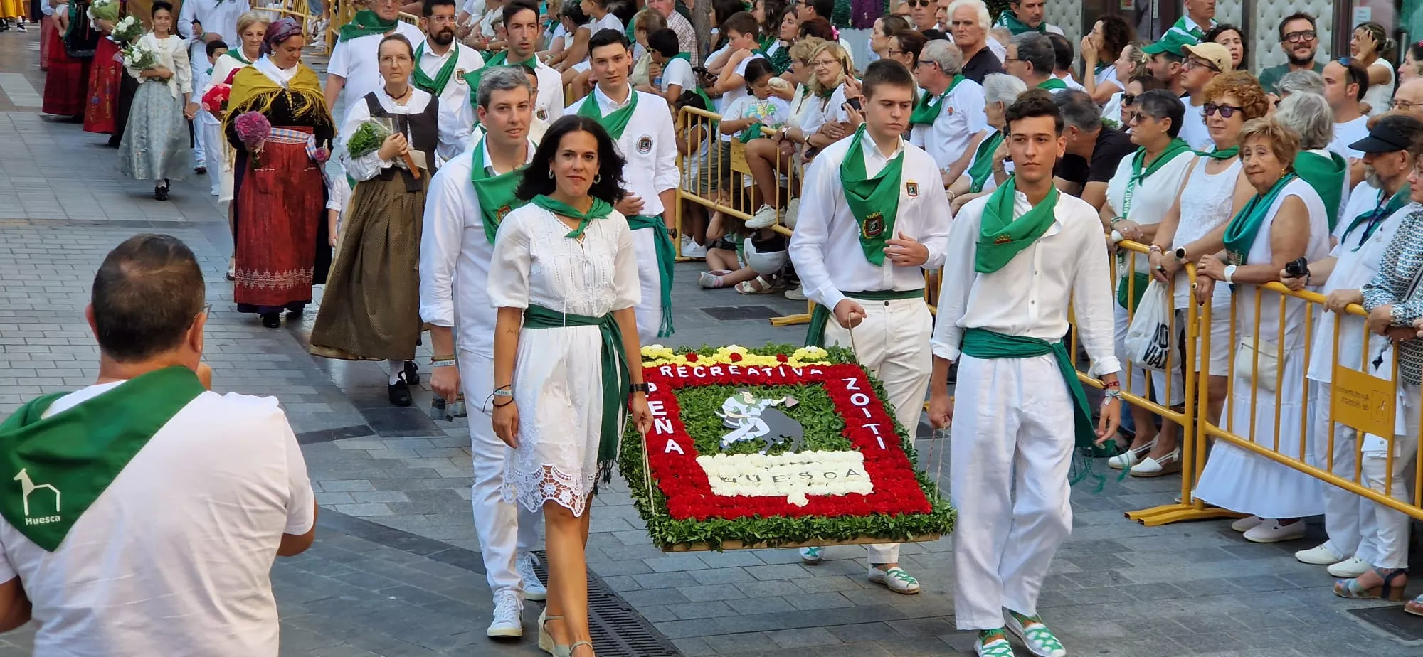 Ofrenda de Flores y Frutos a San Lorenzo. Fotos Myriam Martínez