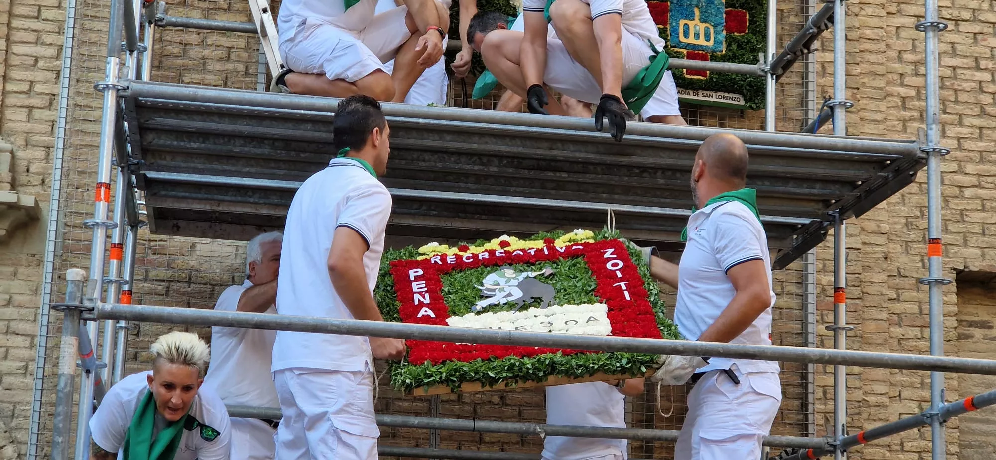 Ofrenda de Flores y Frutos a San Lorenzo. Fotos Myriam Martínez