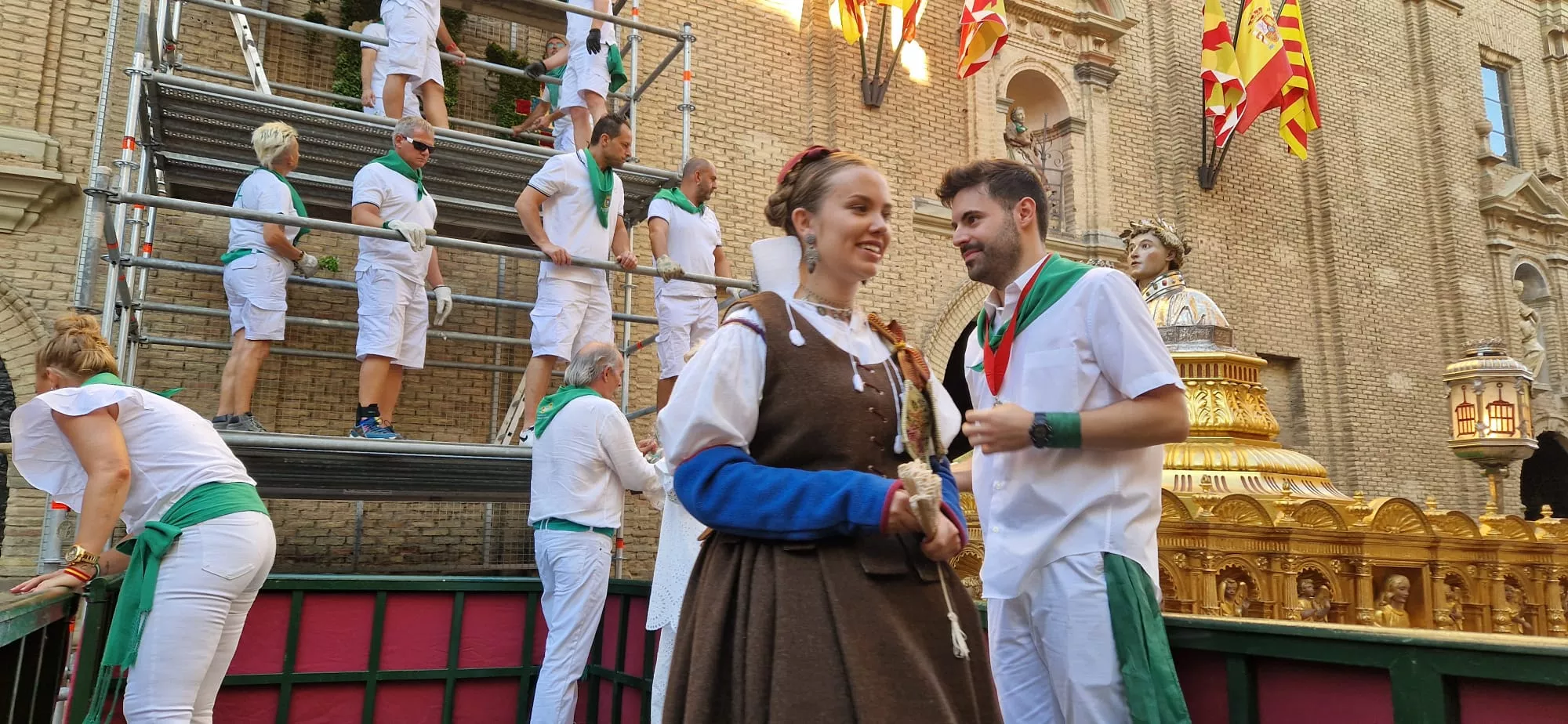 Ofrenda de Flores y Frutos a San Lorenzo. Fotos Myriam Martínez