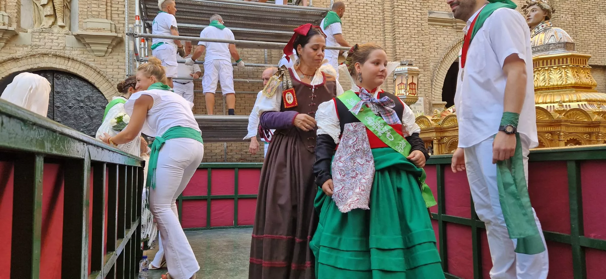 Ofrenda de Flores y Frutos a San Lorenzo. Fotos Myriam Martínez