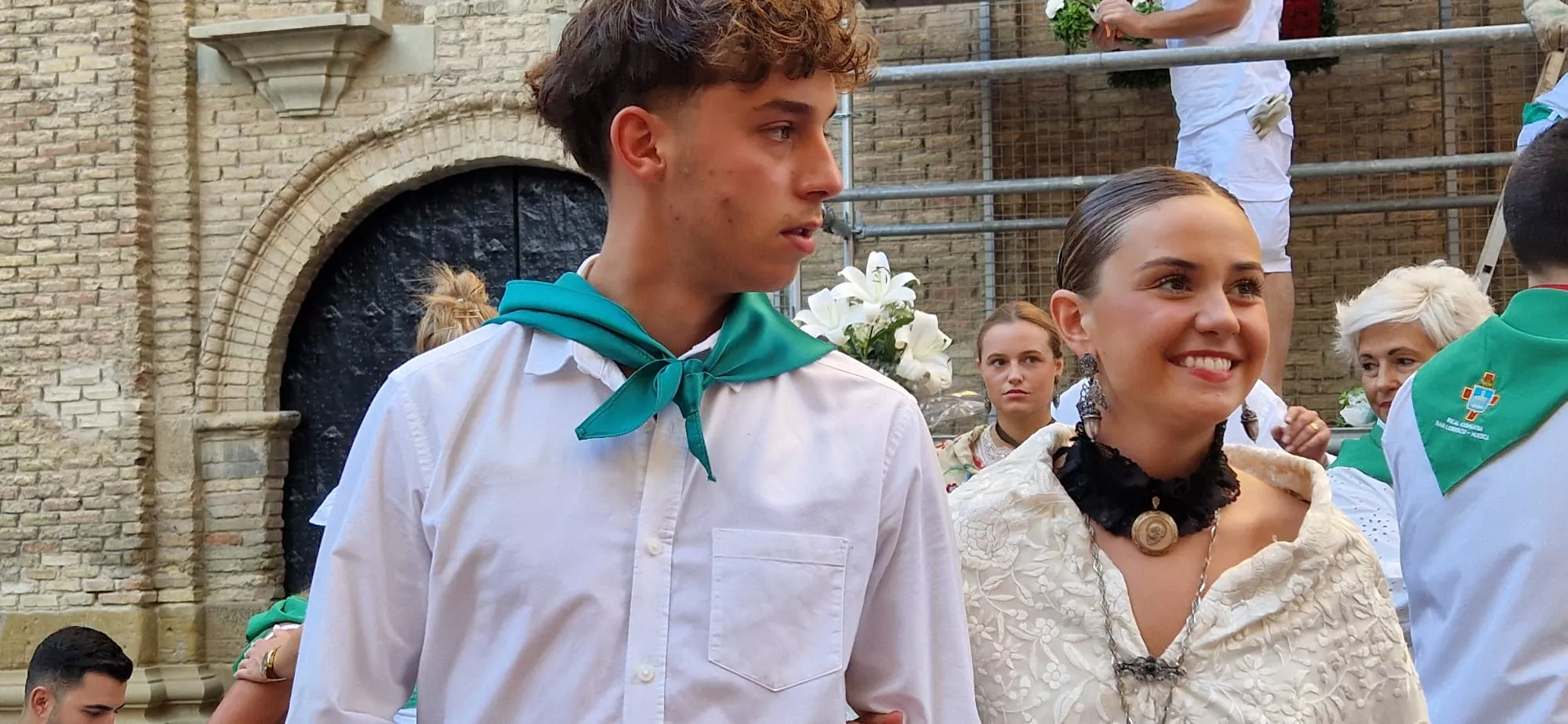 Ofrenda de Flores y Frutos a San Lorenzo. Fotos Myriam Martínez