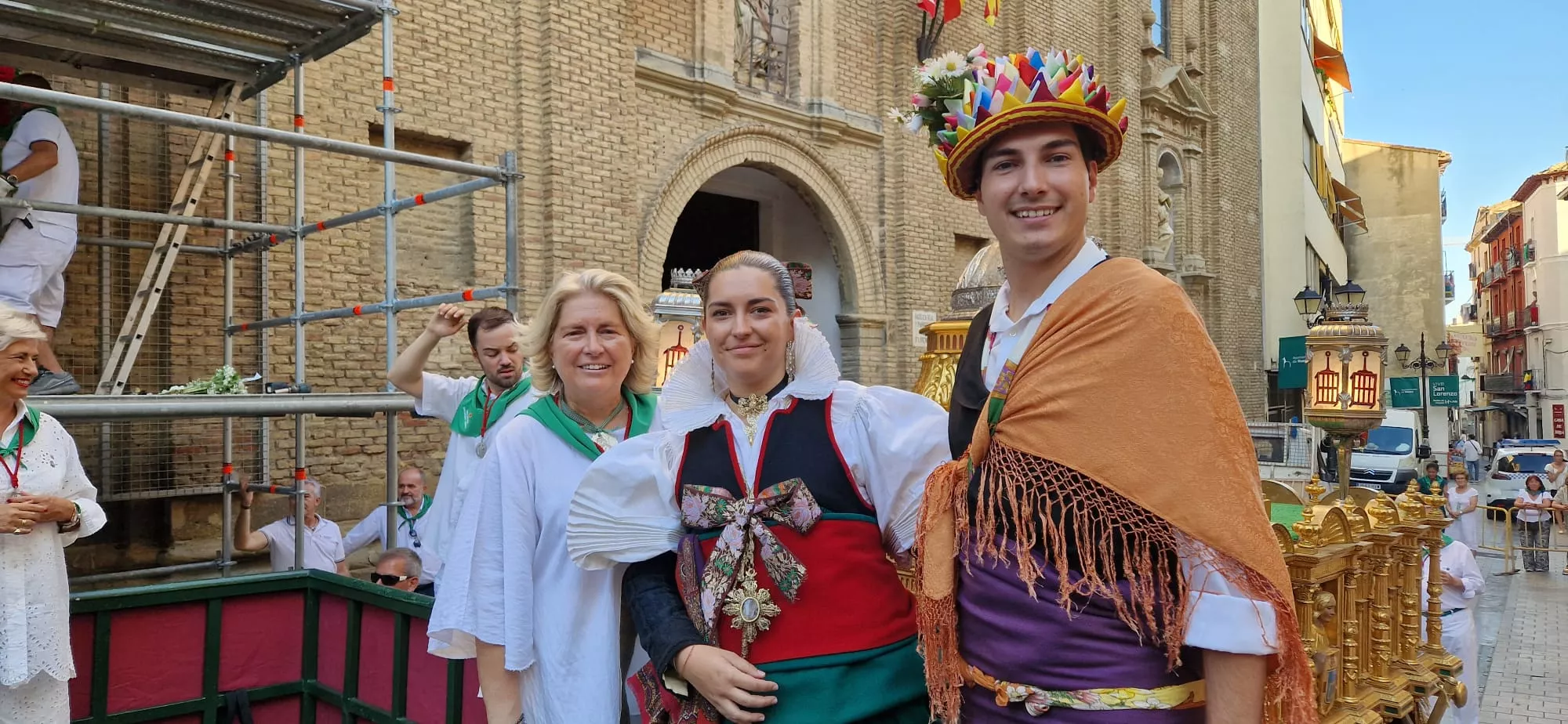 Ofrenda de Flores y Frutos a San Lorenzo. Fotos Myriam Martínez