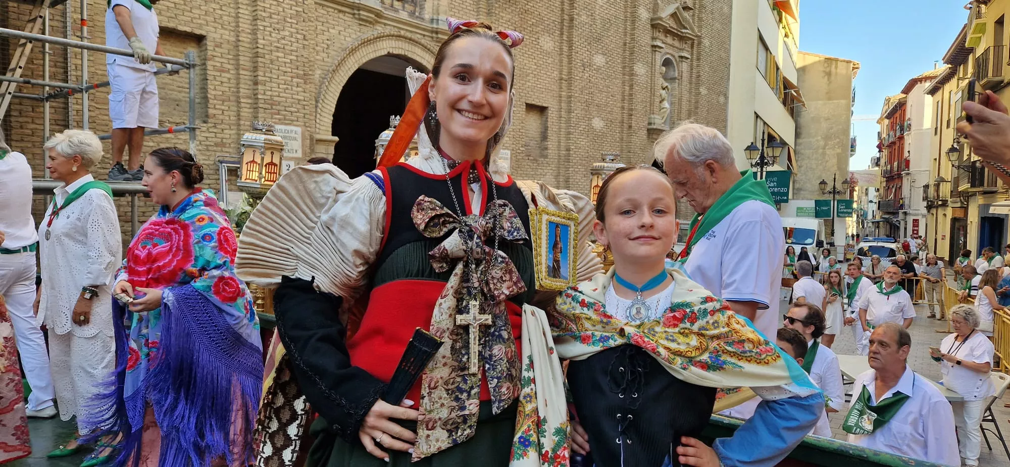 Ofrenda de Flores y Frutos a San Lorenzo. Fotos Myriam Martínez