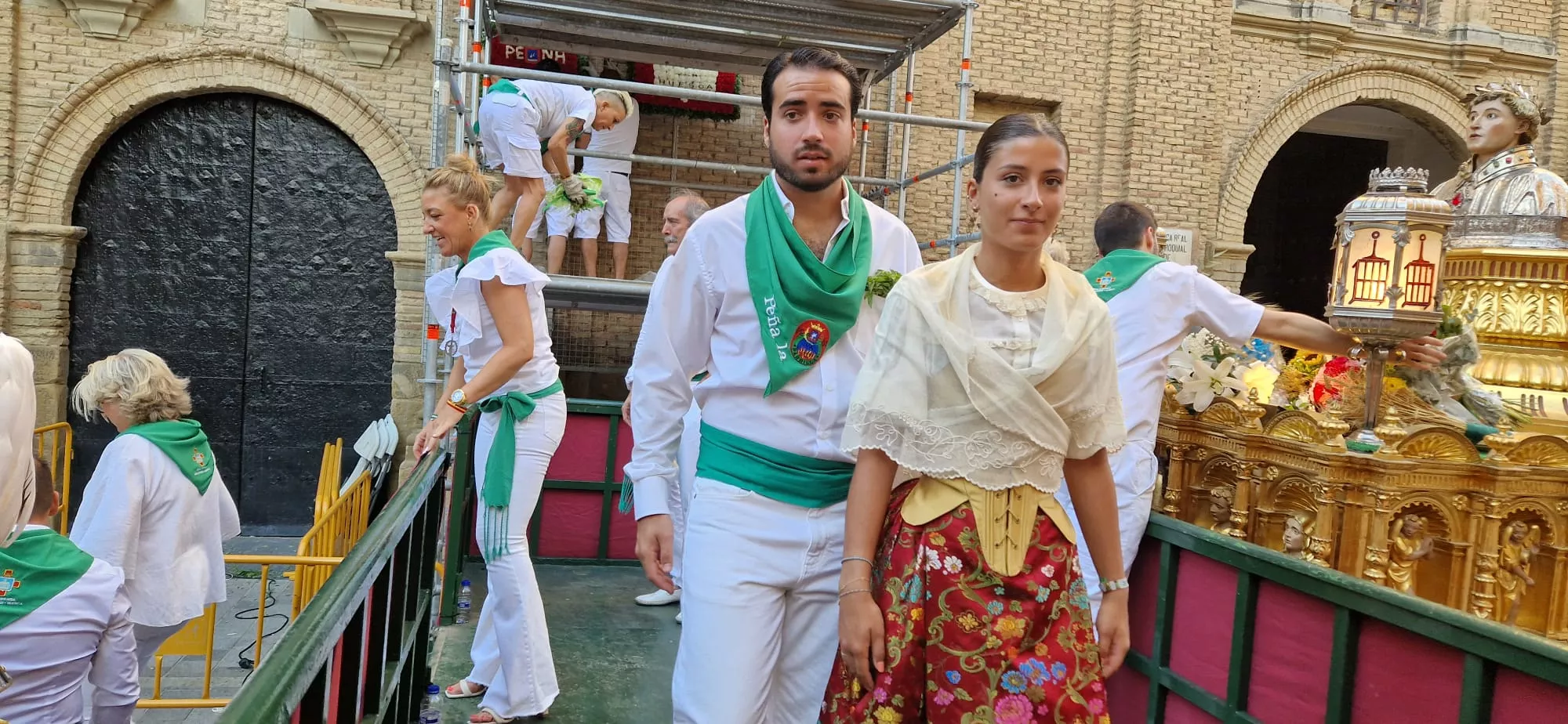 Ofrenda de Flores y Frutos a San Lorenzo. Fotos Myriam Martínez