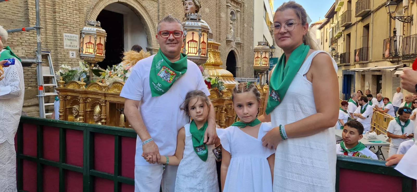 Ofrenda de Flores y Frutos a San Lorenzo. Fotos Myriam Martínez