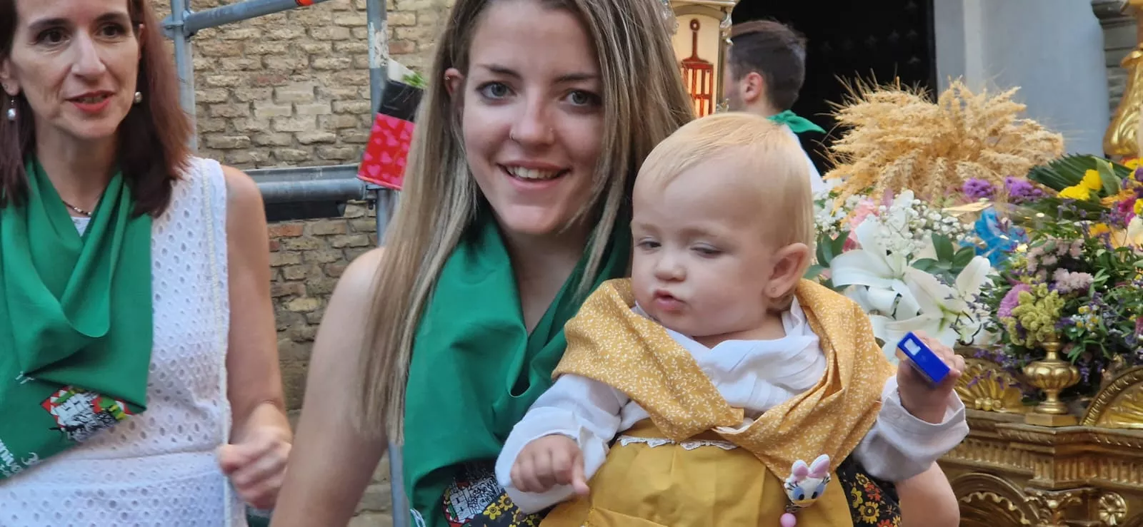 Ofrenda de Flores y Frutos a San Lorenzo. Fotos Myriam Martínez