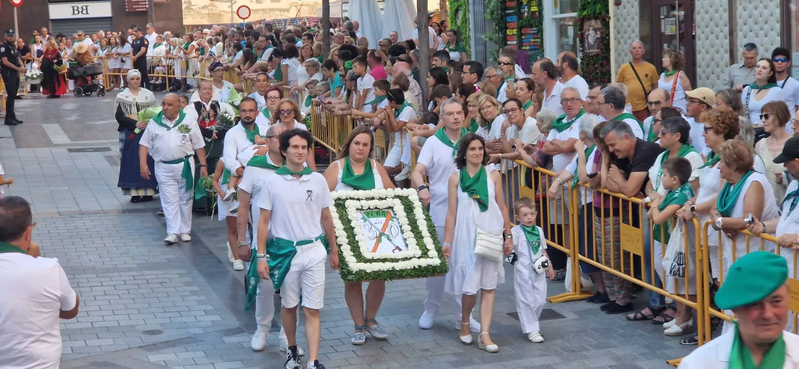 Ofrenda de Flores y Frutos a San Lorenzo. Fotos Myriam Martínez