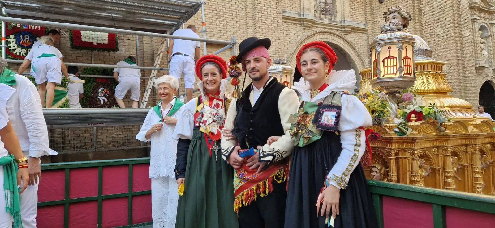 Ofrenda de Flores y Frutos a San Lorenzo. Fotos Myriam Martínez