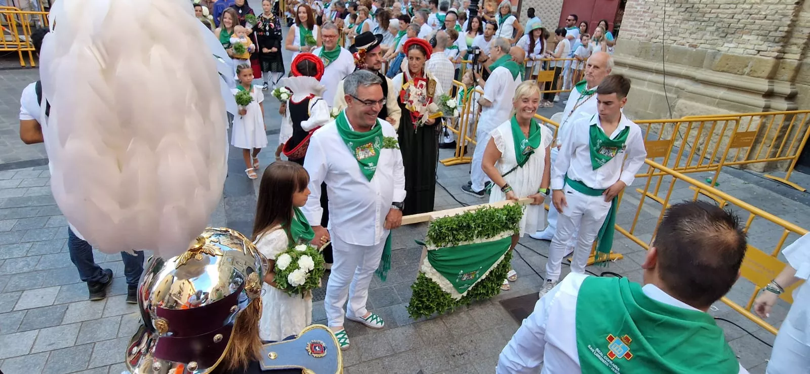 Ofrenda de Flores y Frutos a San Lorenzo. Fotos Myriam Martínez